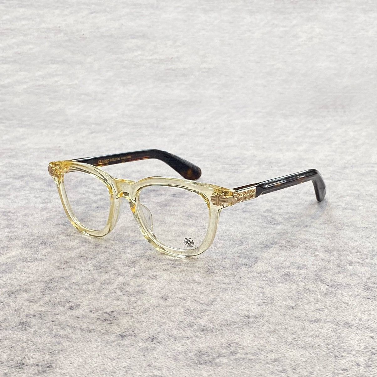 Chrome Hearts CHROME HEARTS SMOKE SHOW Pale Ale-Dark Tortoise Size ONE SIZE - 1 Thumbnail