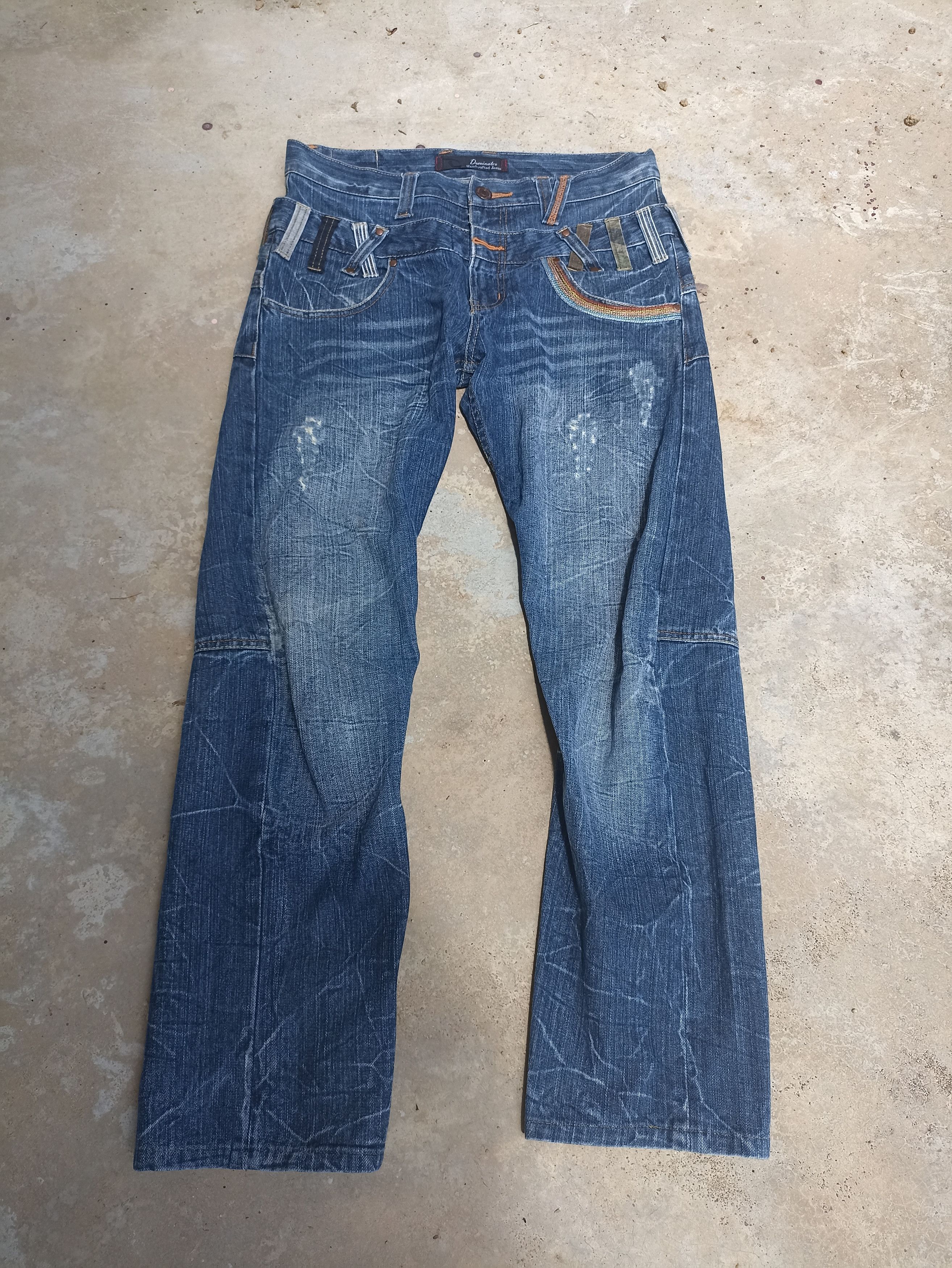 Beauty Beast Dominate Handcrafted jeans distressed beauty beast Size US 32 / EU 48 - 2 Thumbnail