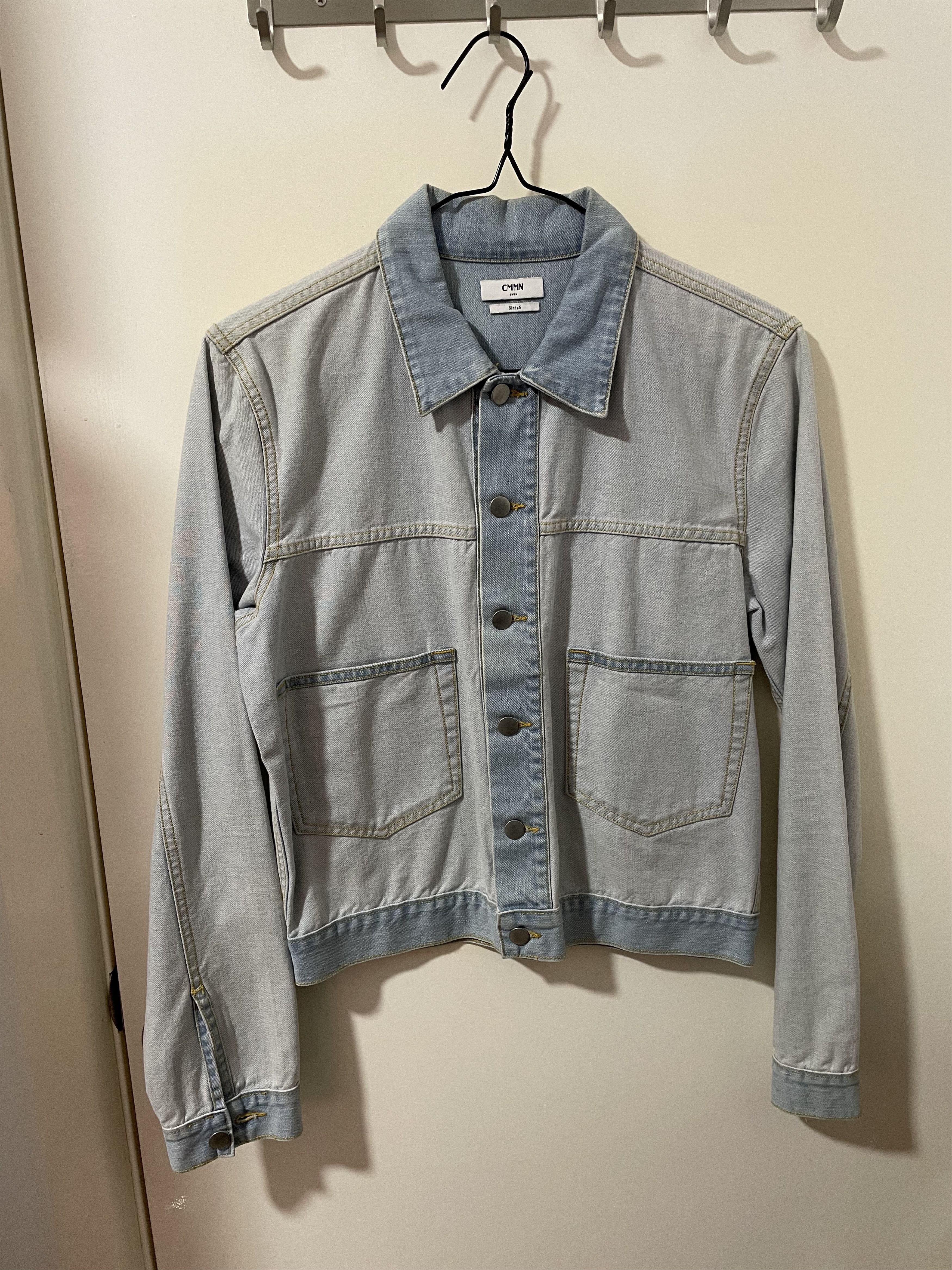 CMMN SWDN James Jacket Reverse Denim Size US S / EU 44-46 / 1 - 3 Thumbnail