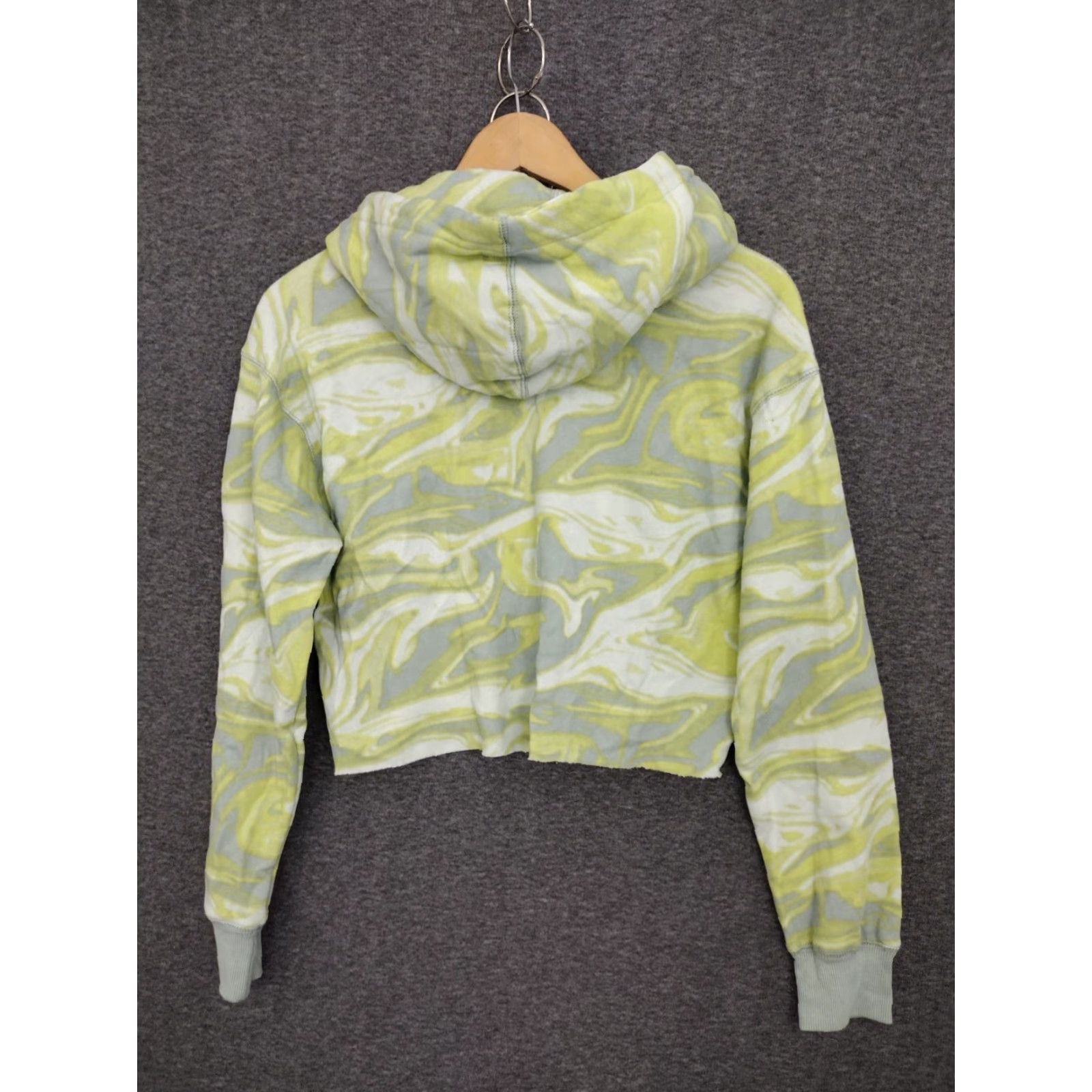 Vintage Nike Wild Fable Hoodie Women's XS Green Crewneck Hooded Pullover Solid Drawstring Activewear Winter 90s (if applicable) Mens Women Girls Size XS / US 0-2 / IT 36-38 - 2 Thumbnail