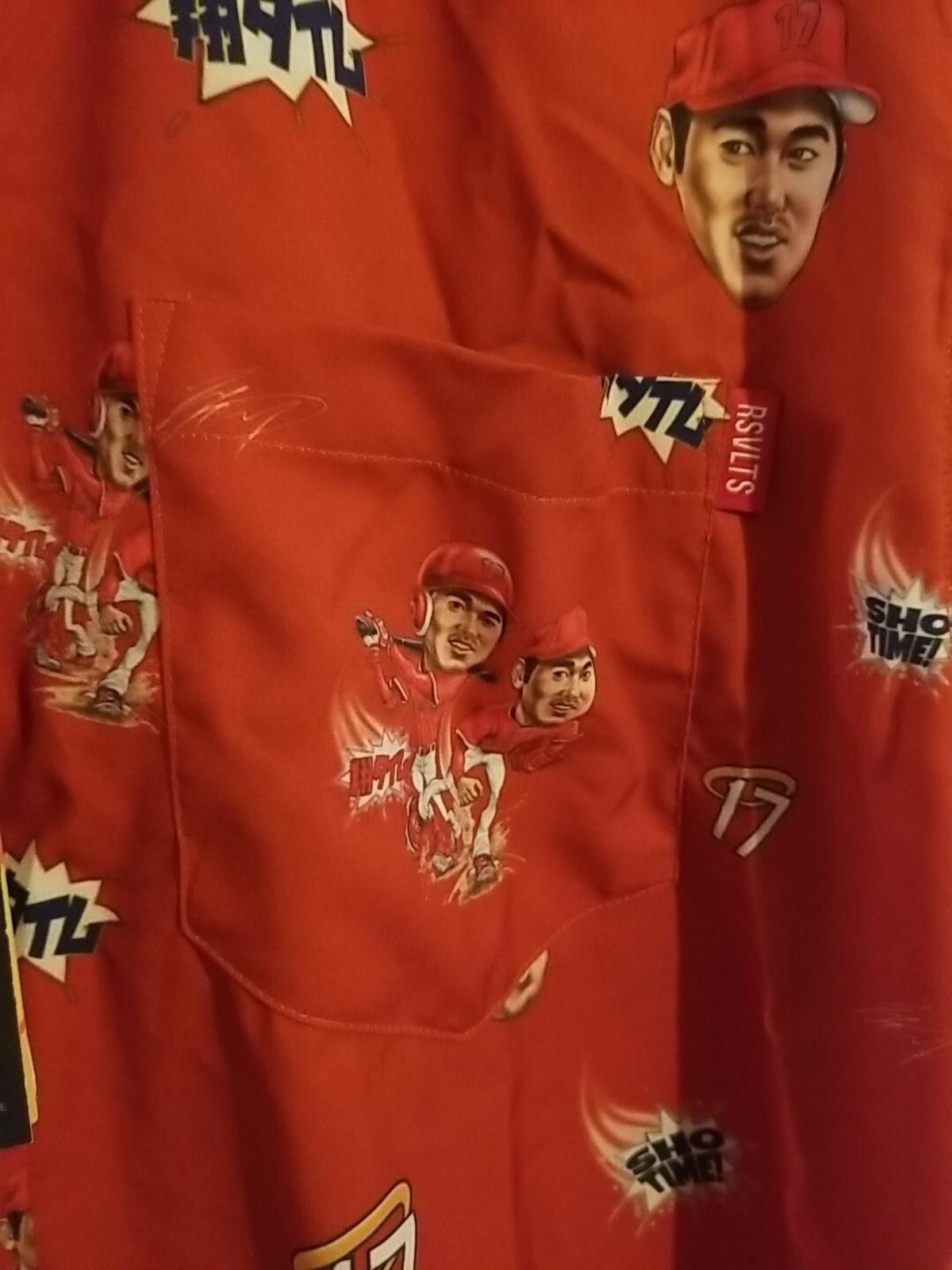 Other RSVLTS x MLBPA Shohei Ohtani Mens Shirt Los Angeles Angels Size US XXL / EU 58 / 5 - 5 Thumbnail