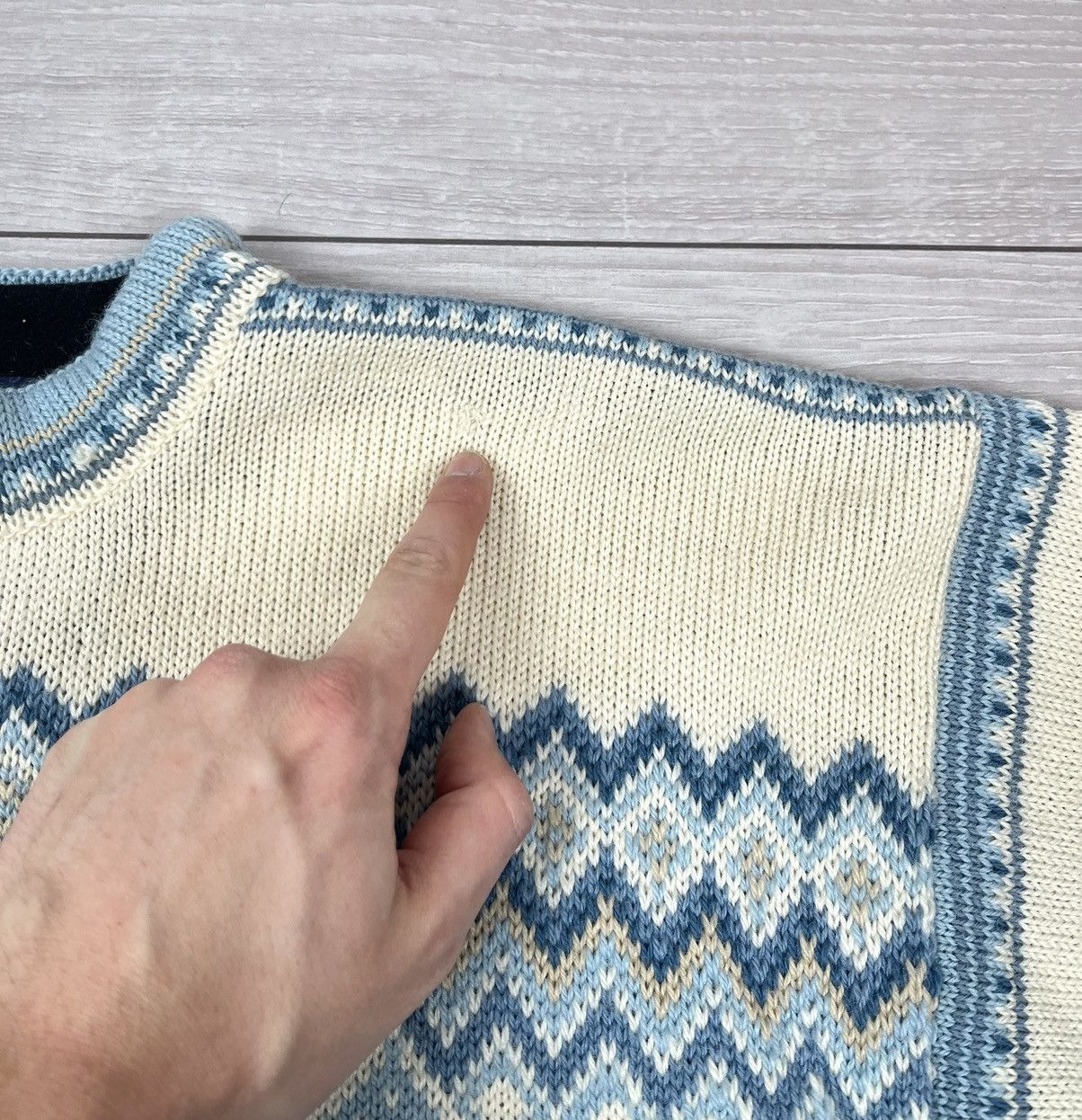 Dale Of Norway Nordstrikk Made In Norway Wool Quarter Zip Knit Sweater Size US XXL / EU 58 / 5 - 7 Thumbnail