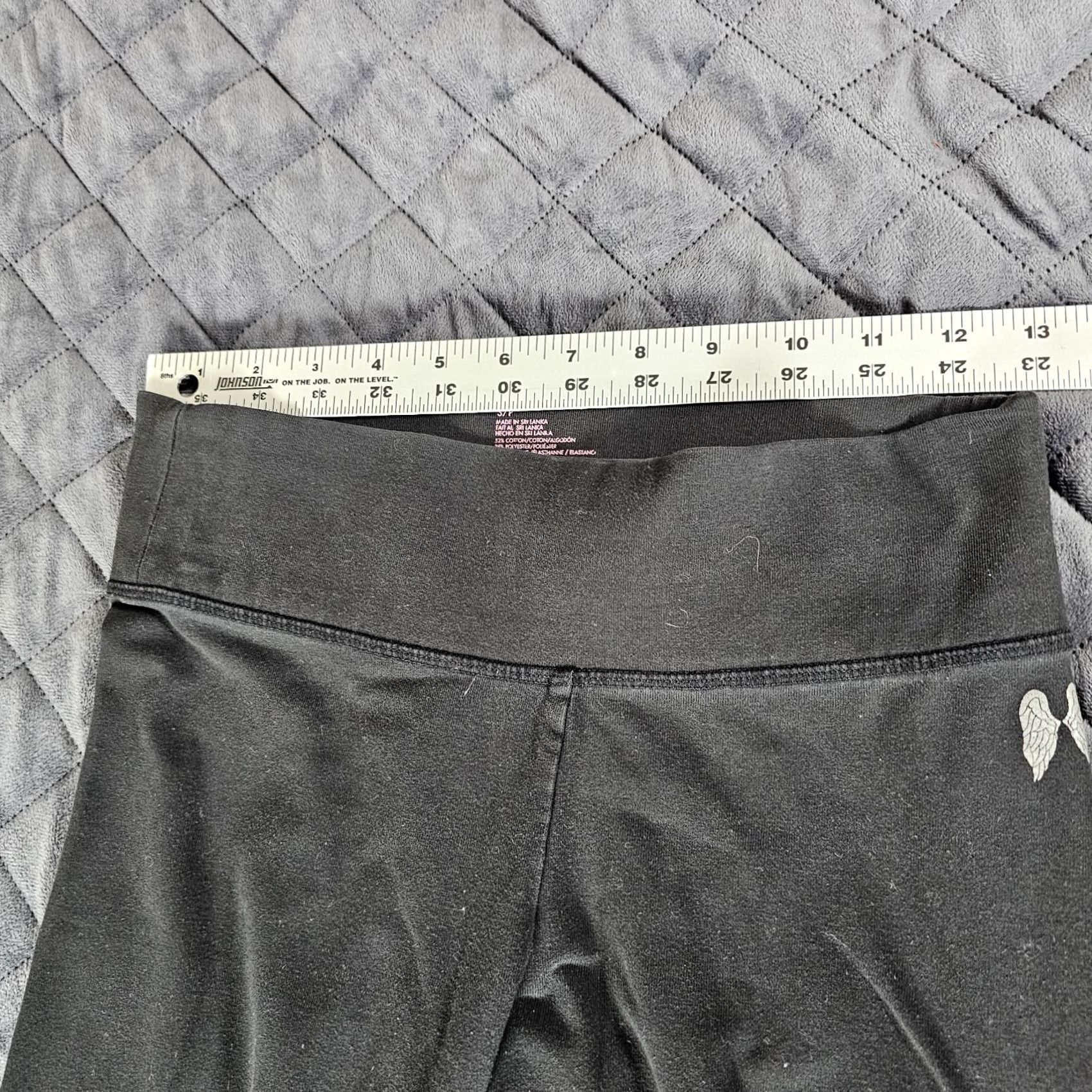 Victoria's Secret Victoria's Secret Sport Leggings Womens Small Black Athletic Pants Workout Gym Size 42" / US 20 - 4 Thumbnail