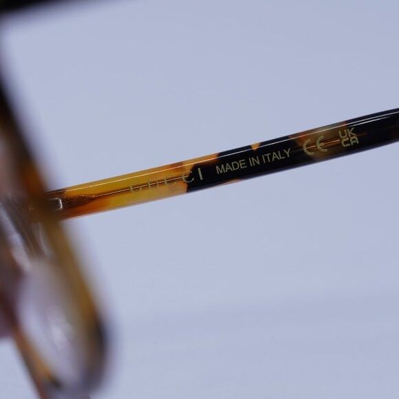 Gucci Gucci GG0025O 016 Eyeglasses Havana 58mm Cat Eye Frame Size ONE SIZE - 7 Thumbnail