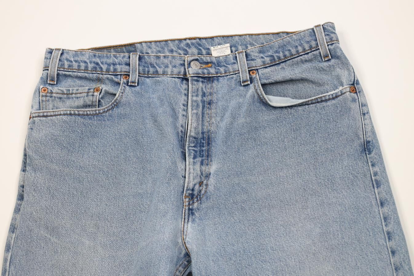 Levi's Vintage 90s Levis 505 Regular Fit Straight Leg Denim Jeans Size US 38 / EU 54 - 2 Thumbnail