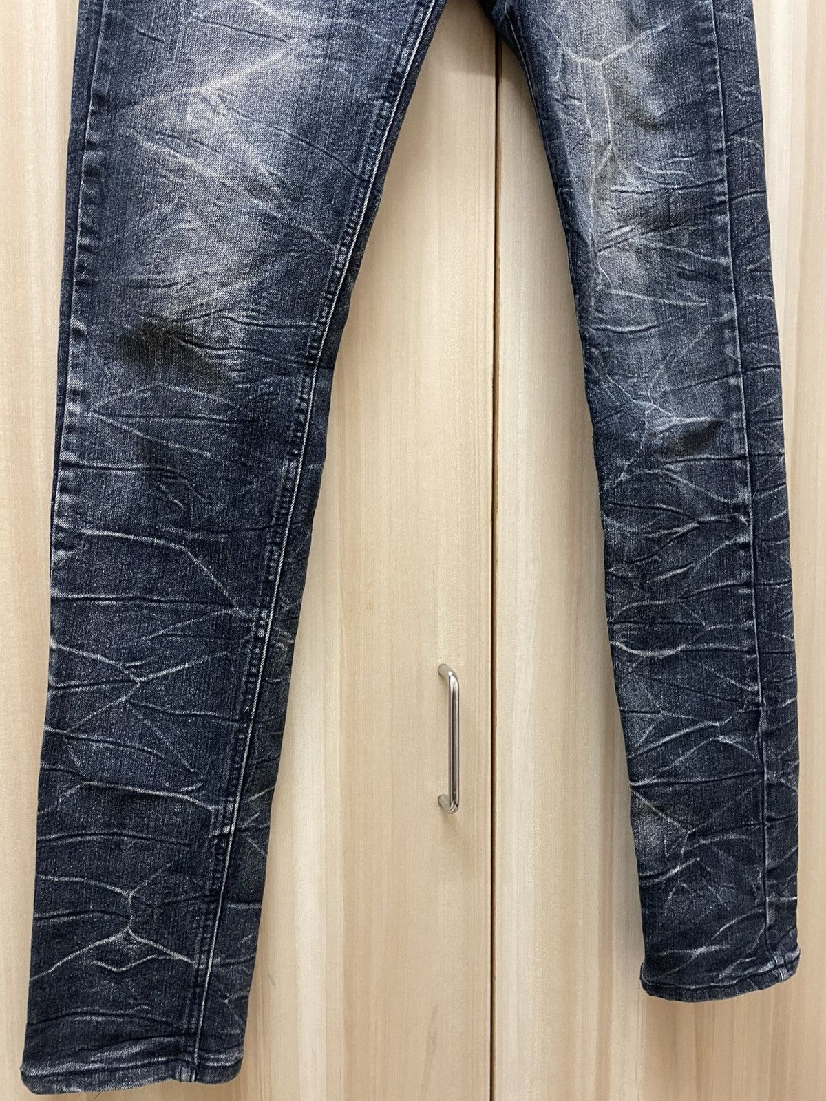 semanticdesign Semantic Design Crinkle Wash Stretchable Skinny Jeans Size US 29 - 3 Thumbnail
