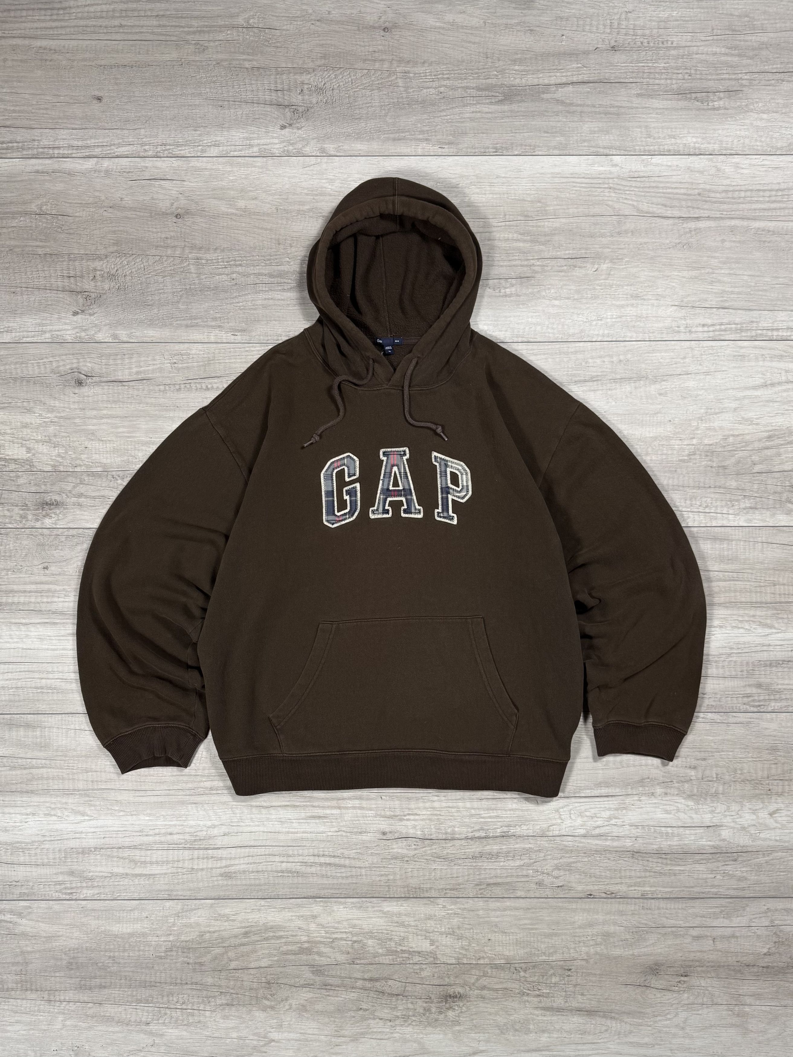 Gap Gap Brown Hoodies Vintage Travis Scott Style Size US XL / EU 56 / 4 - 2 Thumbnail