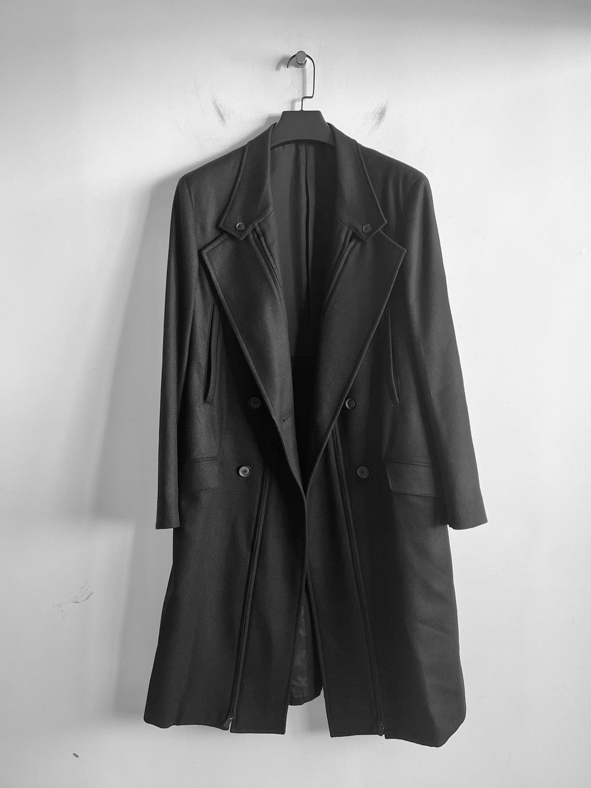 ジャケット・アウター yohjiyamamoto TASMANIA FLANNEL LONG COAT TASMANIA FLANNEL SINGLE COAT – THE SHOP YOHJI YAMAMOTO