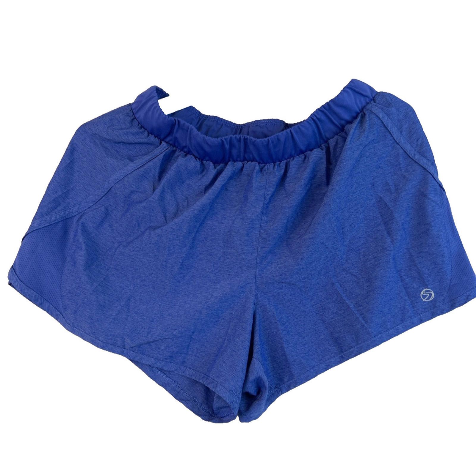 Layer 8 SENDARA Women's Athletic Running Shorts Sz-L Blue Running Size 36" / US 14 / IT 50 - 2 Thumbnail