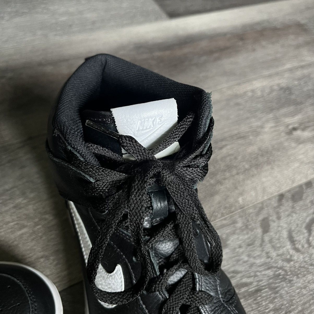 Nike Nike Dunk High By You iD Custom Black/White Shoes Men’s 12 Size US 12 / EU 45 - 6 Thumbnail