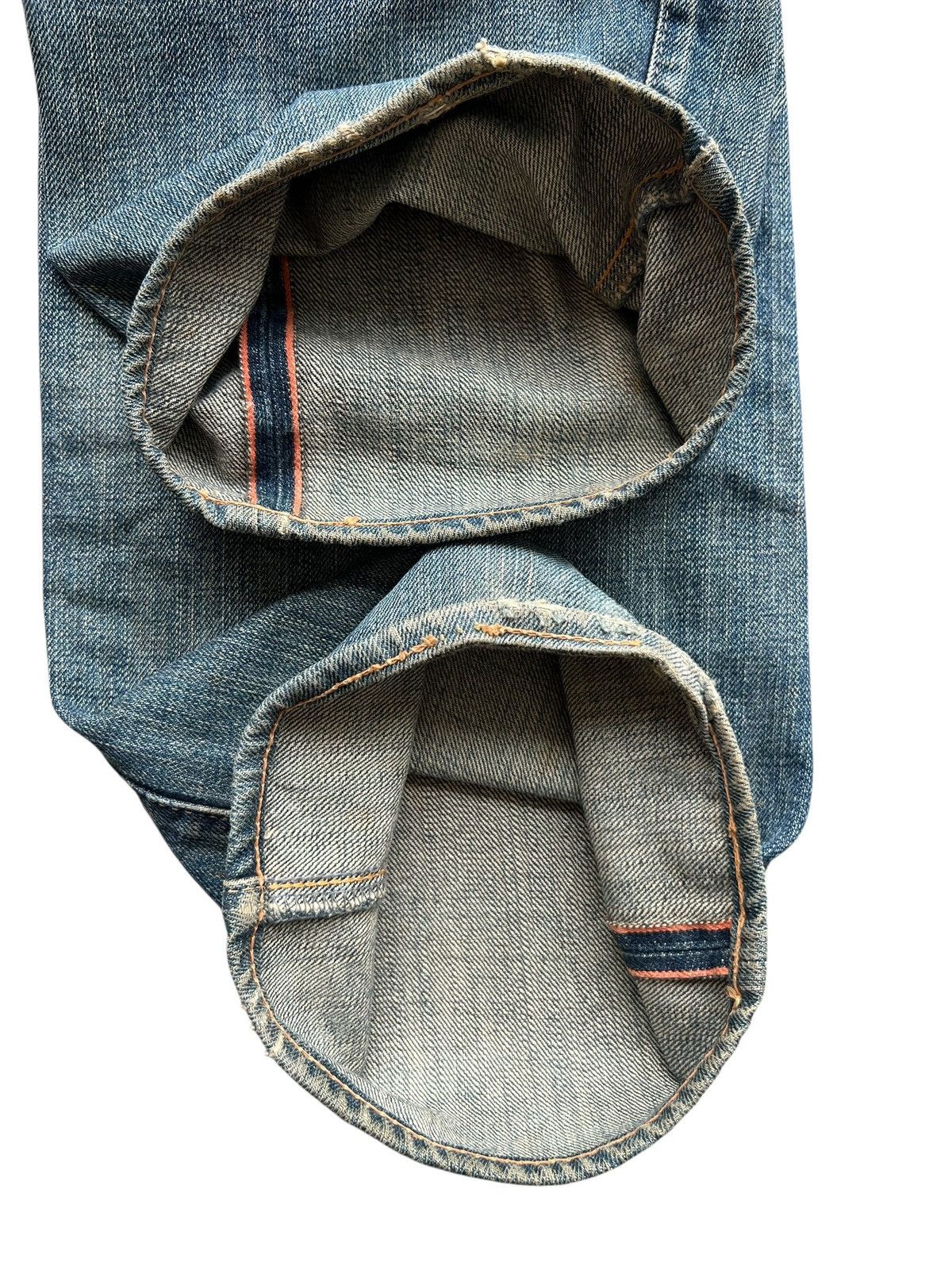 OMNIGOD Vintage Omnigod Selvedge Mudwash Distressed Denim Jeans 34 Size US 34 / EU 50 - 6 Thumbnail
