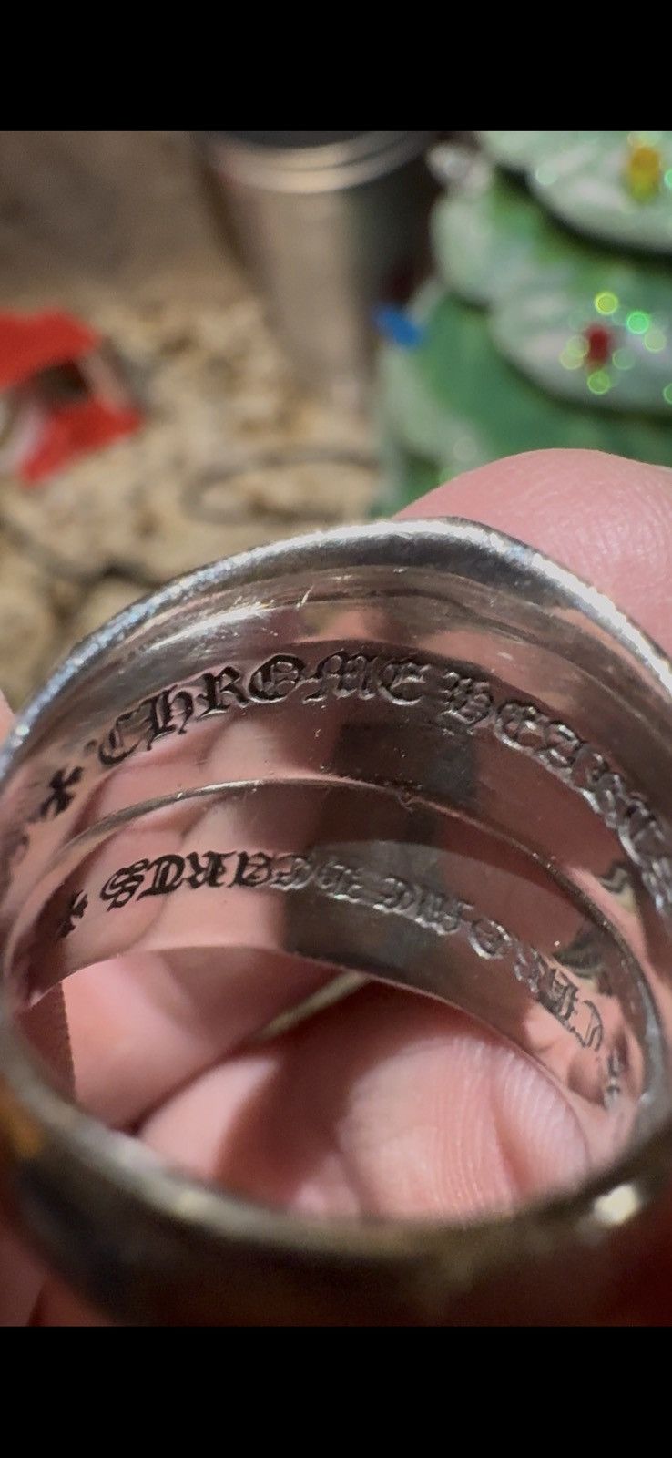 Chrome Hearts Chrome Hearts Keeper Halves Ring Size ONE SIZE - 4 Thumbnail