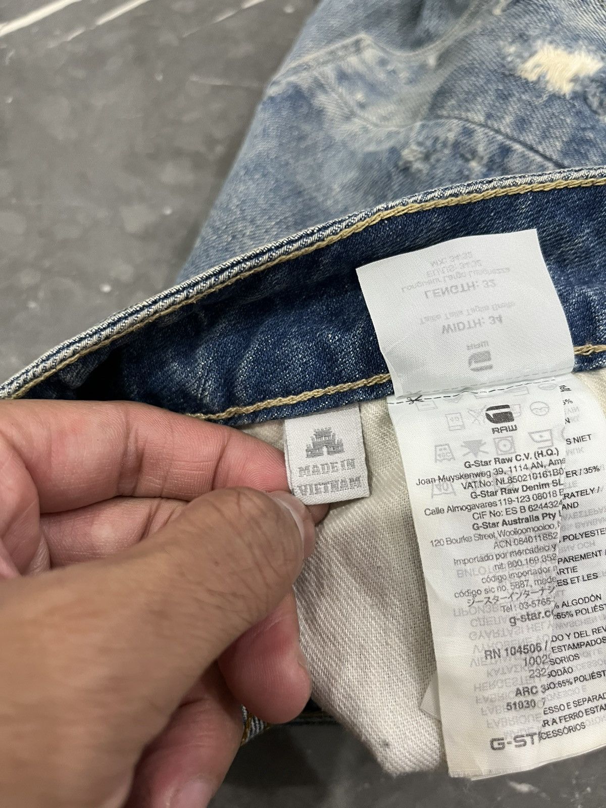 G-Star × Marc Newson G STAR RAW J CUT JEANS ARCHIVE 2009 Size US 34 / EU 50 - 8 Thumbnail