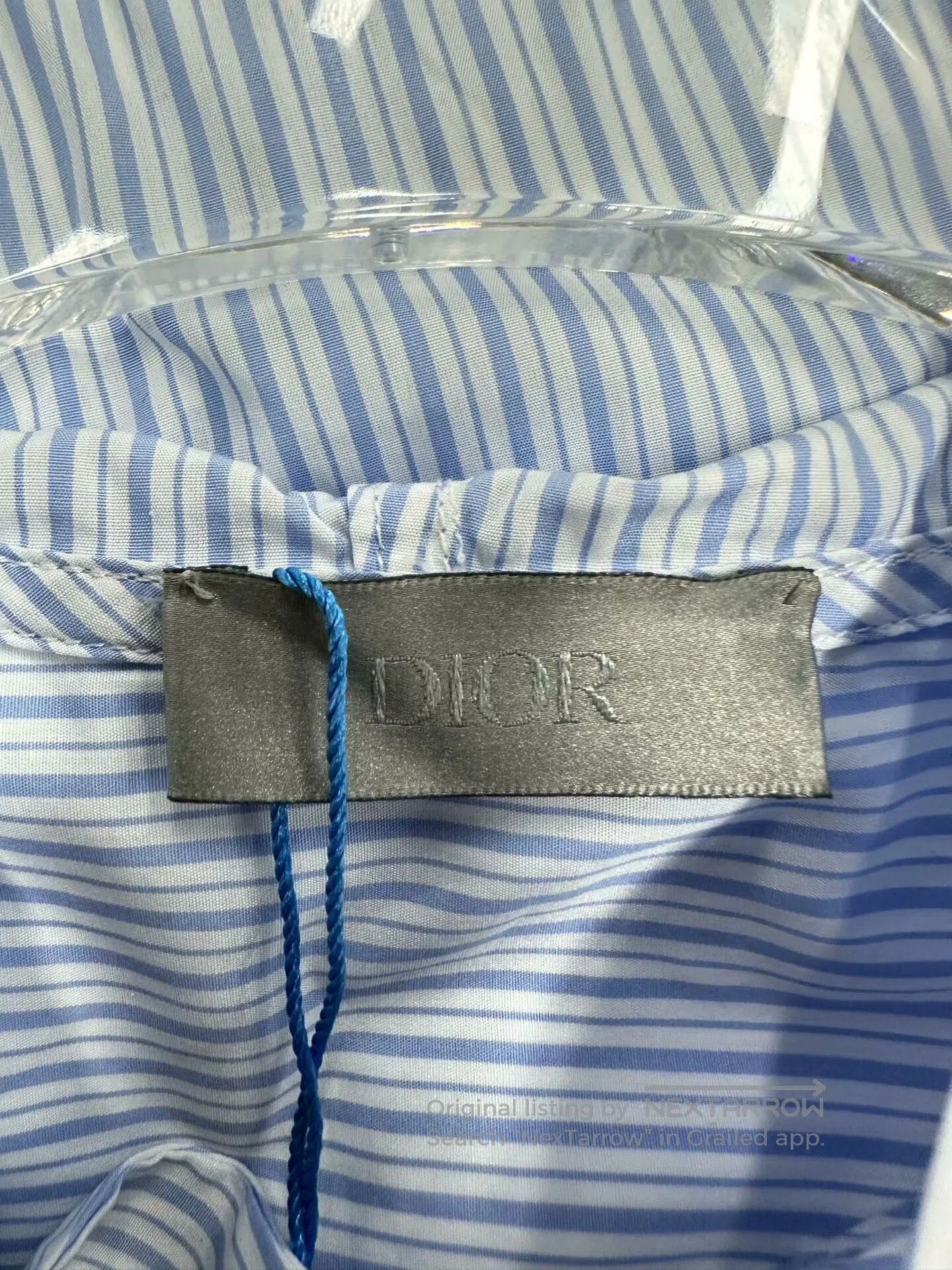 Dior Dior Blue and White Color Block Embroidery Letter Logo Hoo Size US S / EU 44-46 / 1 - 3 Thumbnail