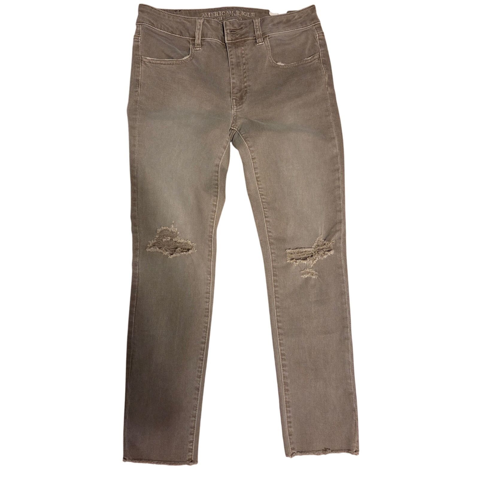 American Eagle Outfitters American Eagle Super Stretch Acid Wash Jeans - Size 6 Size 28" / US 6 / IT 42 - 1 Thumbnail