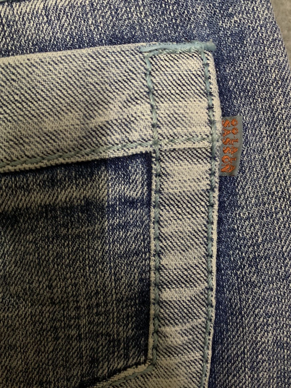 Japanese Brand Vintage Japanese OO Lala Sasson Blue Washed Flare Jeans Size 26" / US 2 / IT 38 - 13 Thumbnail