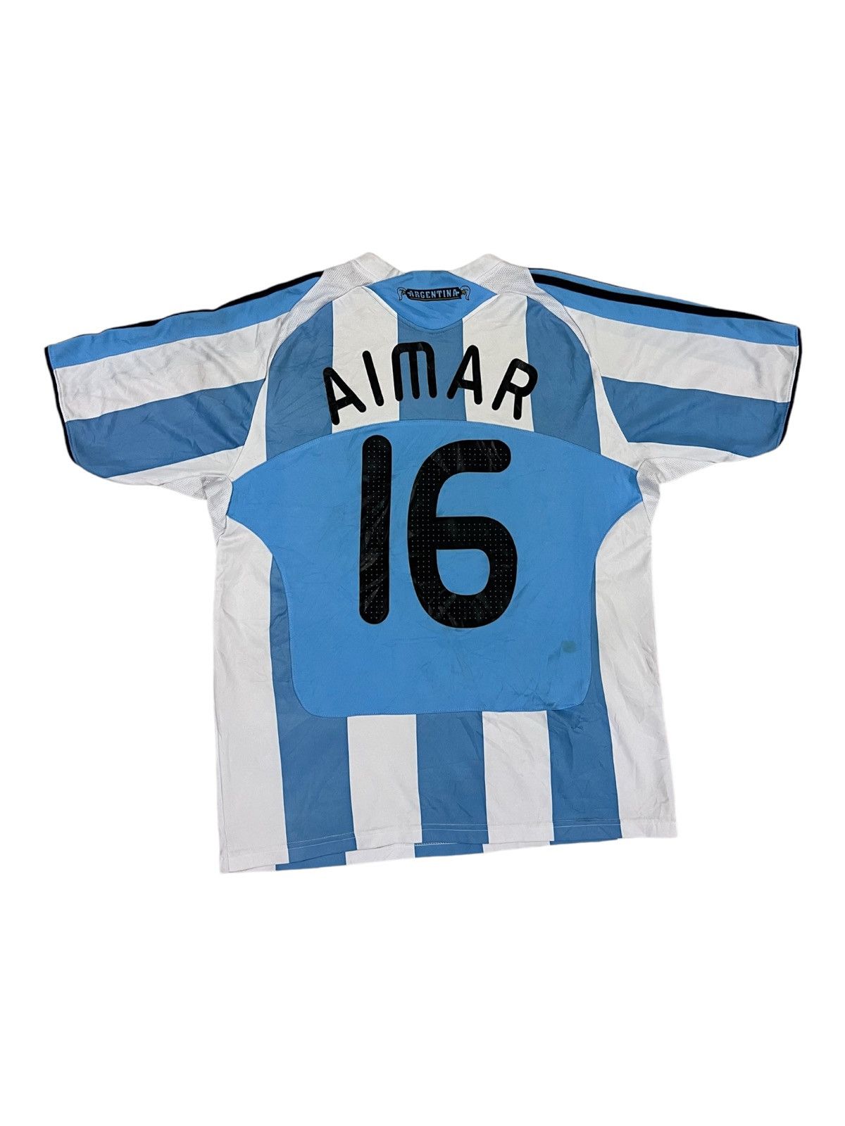 Vintage Vintage 2008/09 Argentina Home Jersey Pablo Aimar #16 Size US L / EU 52-54 / 3 - 2 Thumbnail