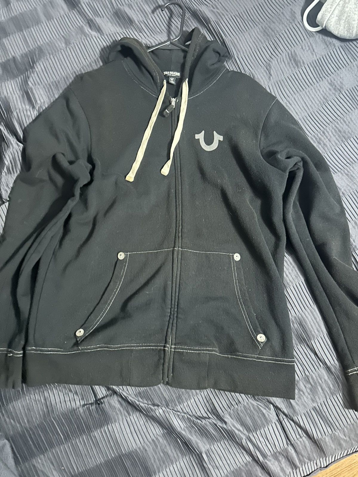 True Religion BLACK TRUE RELIGION ZIP UP Size US L / EU 52-54 / 3 - 1 Thumbnail