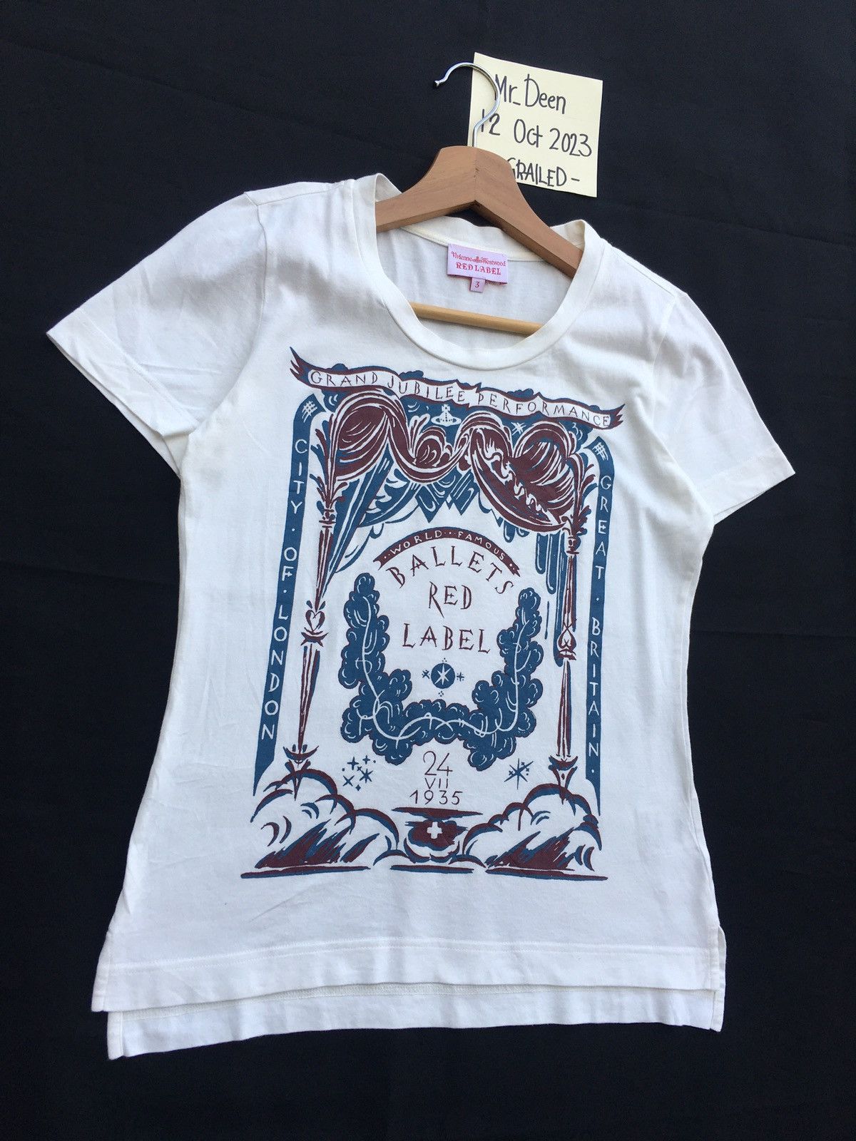 Vivienne Westwood Rare Vintage Vivienne Westwood Ballets Red Label Tshirt Size S / US 4 / IT 40 - 2 Thumbnail