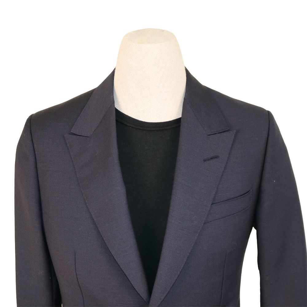 Gucci Gucci Kraken Dark Navy Suit Mohair-Wool Suit Set Size 48R - 3 Thumbnail