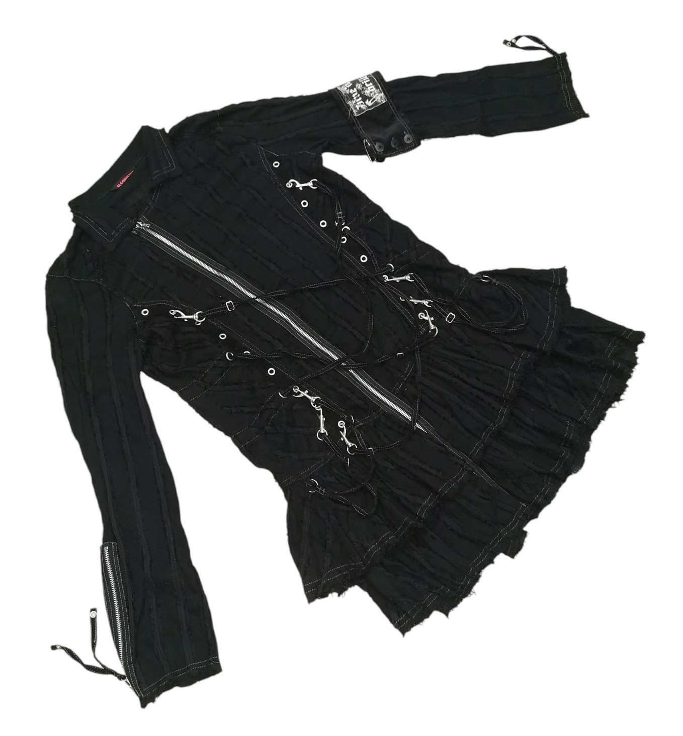 If Six Was Nine Algonquins Bondage Punk Gothic Light Jacket Size S / US 4 / IT 40 - 6 Thumbnail