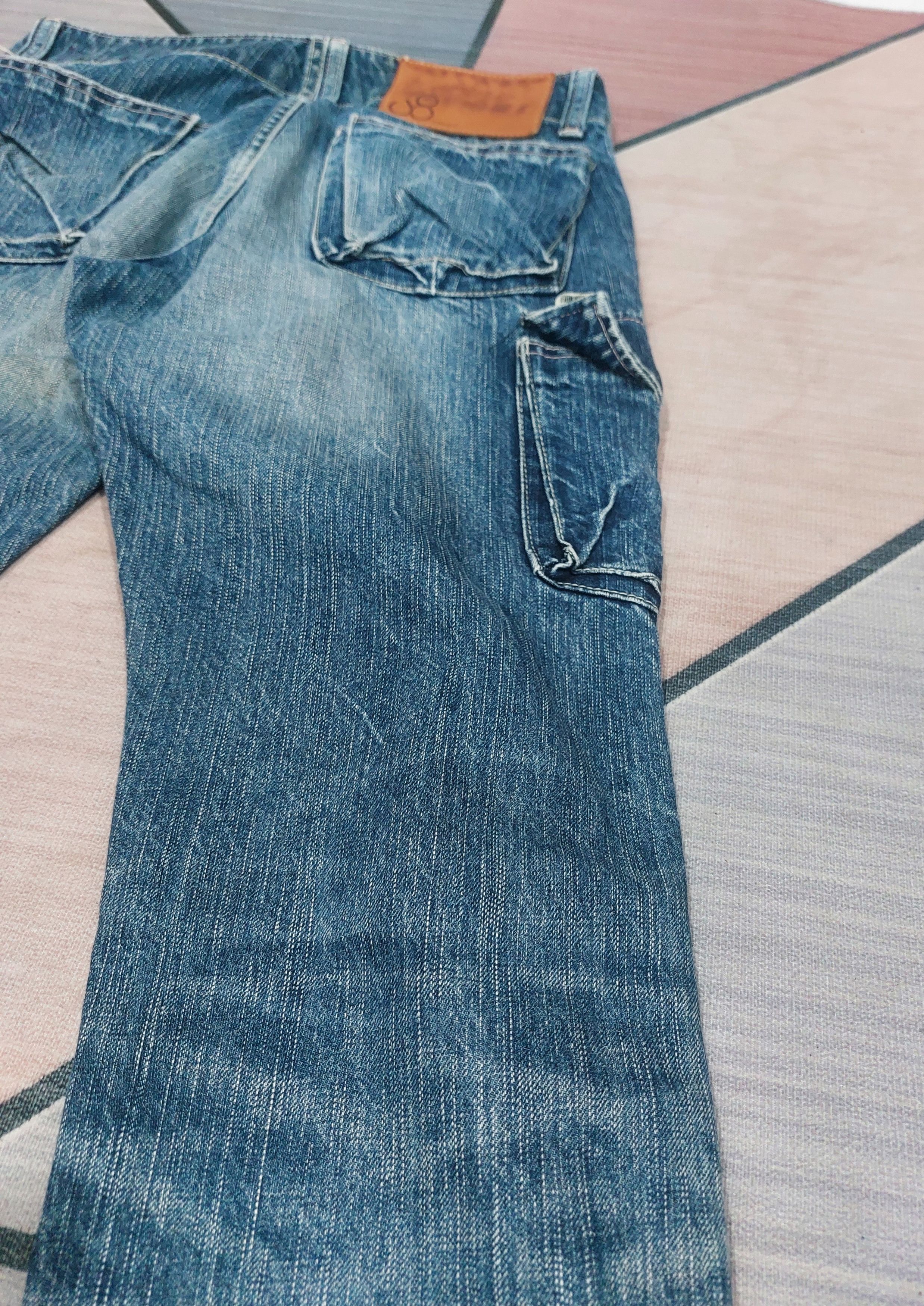 Johnbull Vintage 90's Johnbull Kojima Japan Cargo Multi Pocket Denim Size US 31 - 17 Thumbnail