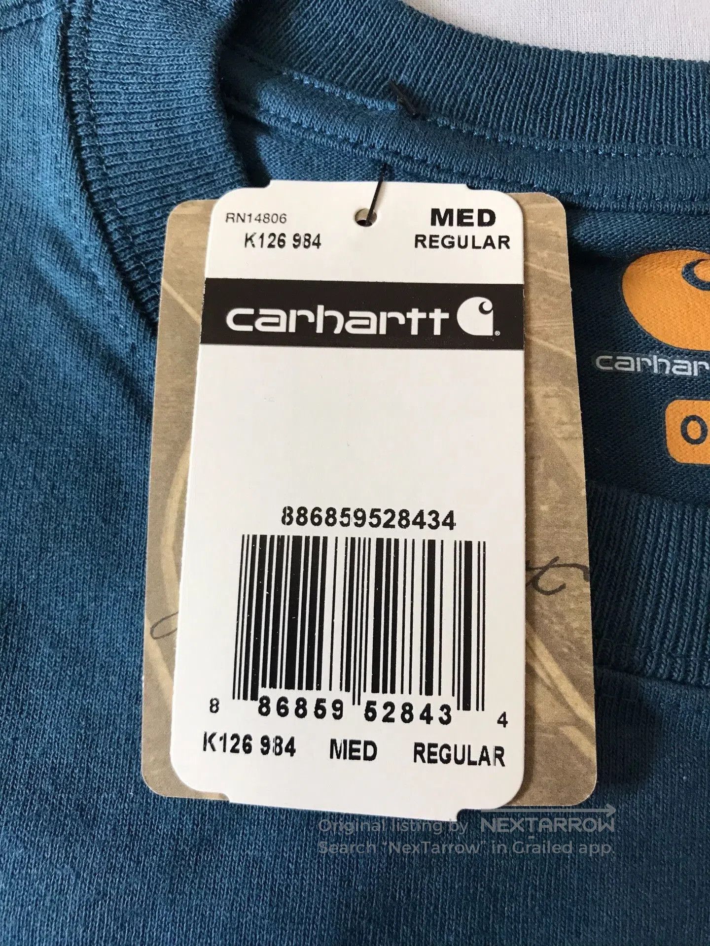 Carhartt Carhartt K126 Long Sleeve T. Size US M / EU 48-50 / 2 - 8 Thumbnail