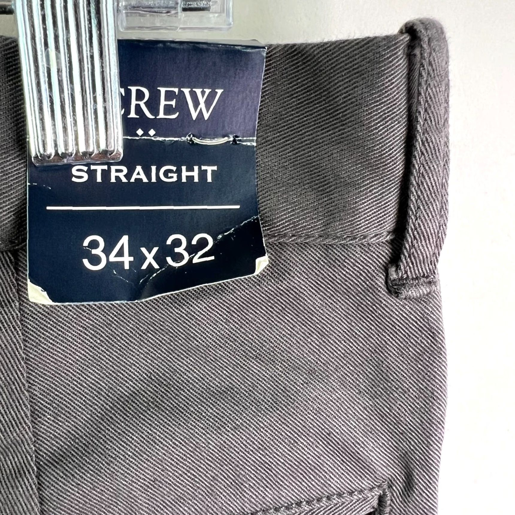 J.Crew VINTAGE J.CREW Men’s Pants Straight Fit Casual Business Travel 34 Gray Spandex Cotton Size US 34 / EU 50 - 6 Thumbnail