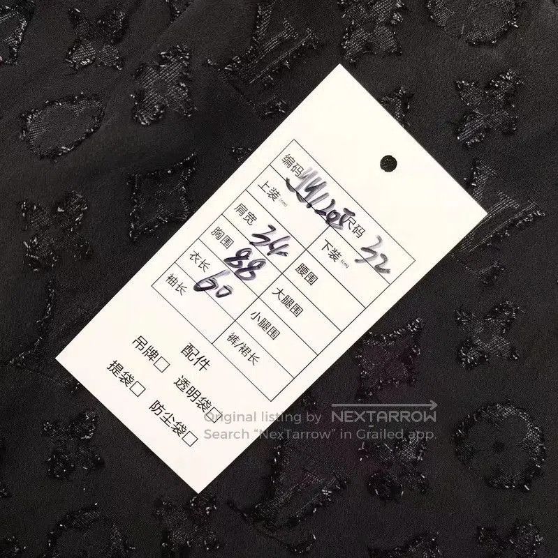 Louis Vuitton Louis Vuitton Black Silk Women's T. Size XXS / US 00 / IT 34 - 5 Thumbnail