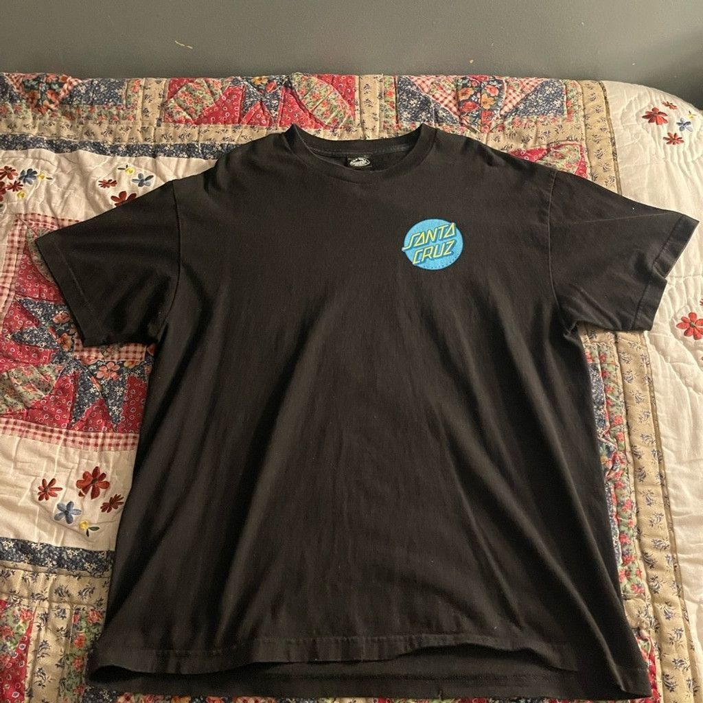 Santa Cruz Skateboards Santa Cruz Black Graphic T-Shirt size L Size US XL / EU 56 / 4 - 2 Thumbnail