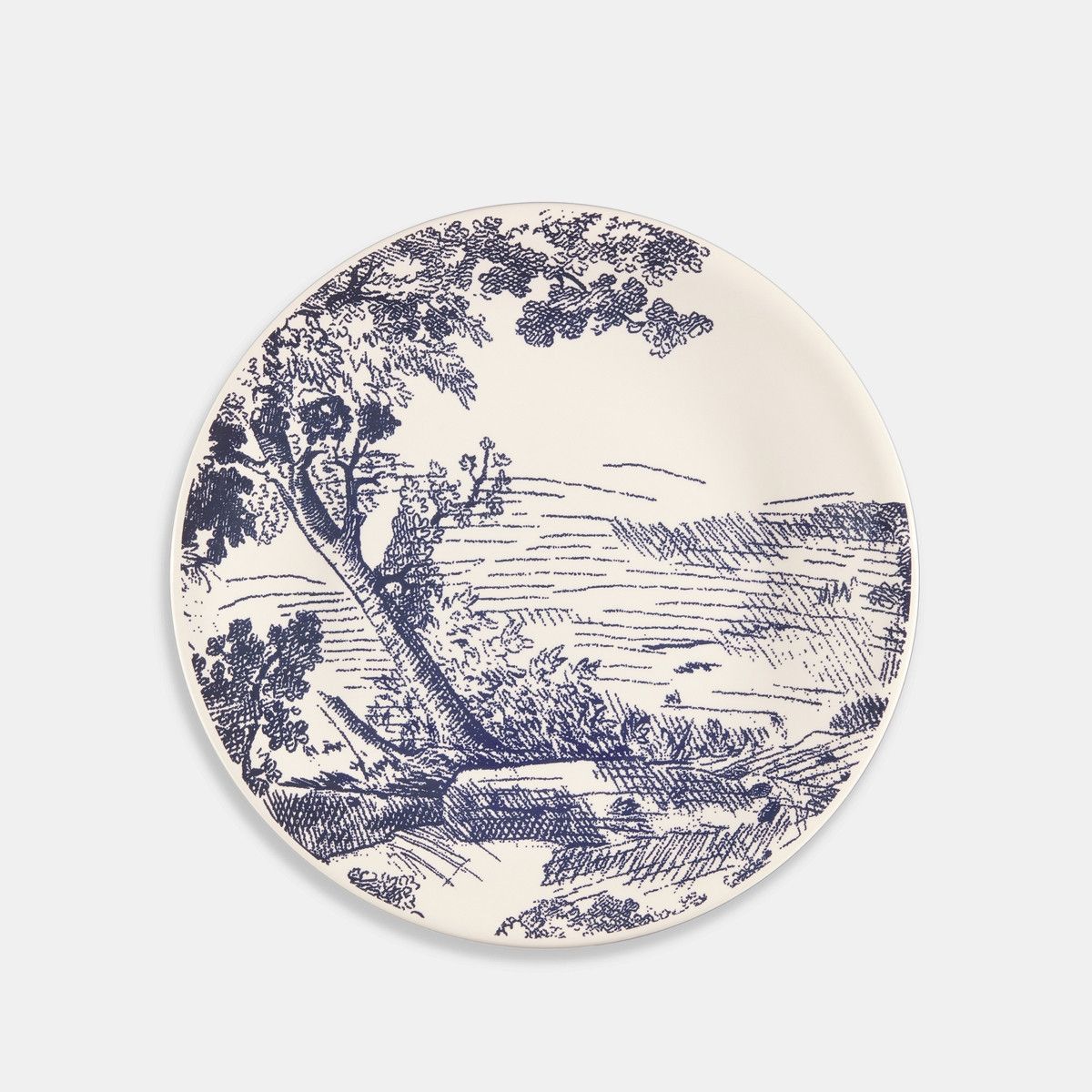 Dior o1bcso1str0226 Size:OS/Set Of Six Dessert Plates in Blue Size ONE SIZE - 2 Thumbnail