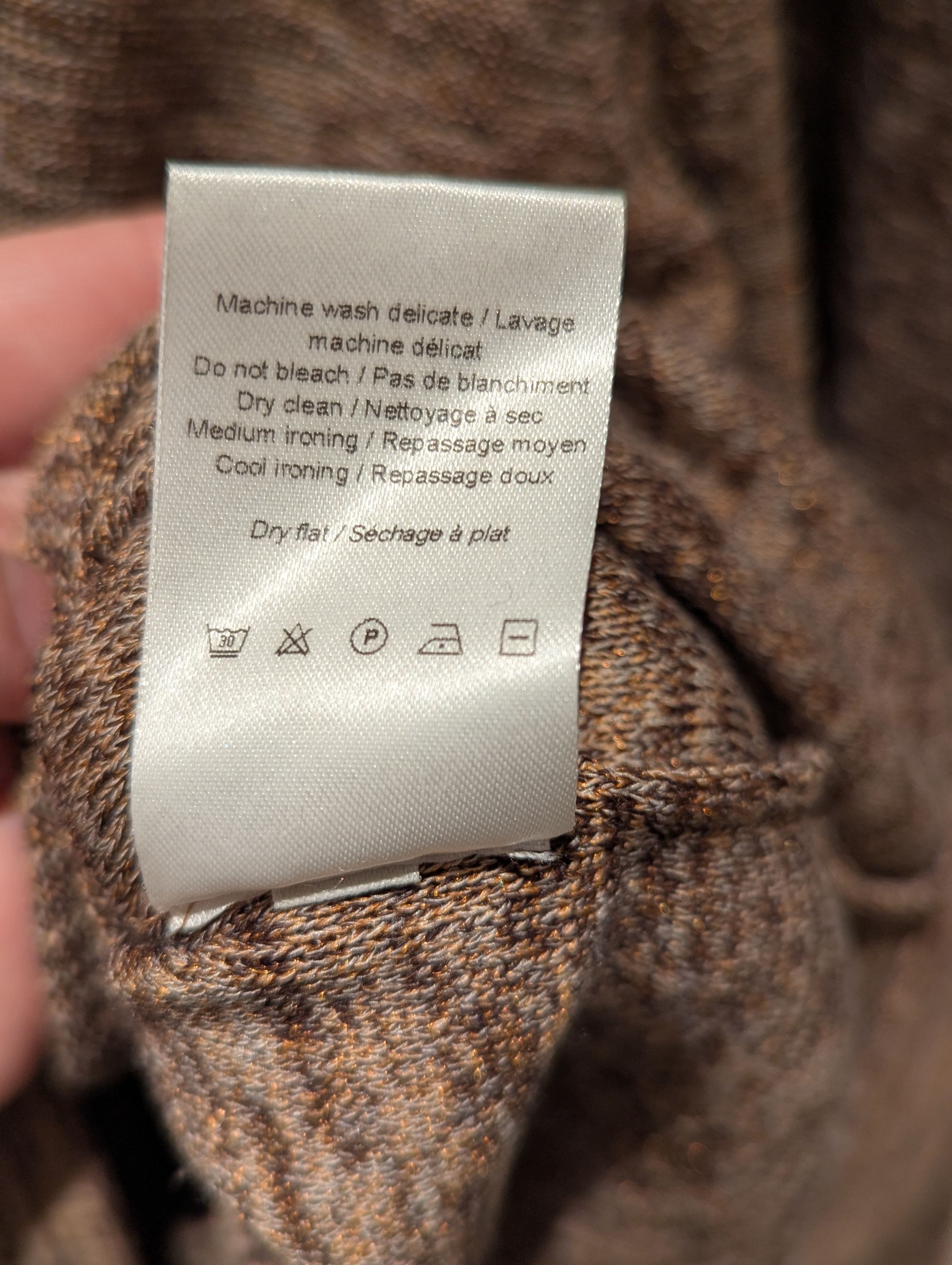 Lemaire Gold Viscose Blend Pullover Size US S / EU 44-46 / 1 - 5 Thumbnail