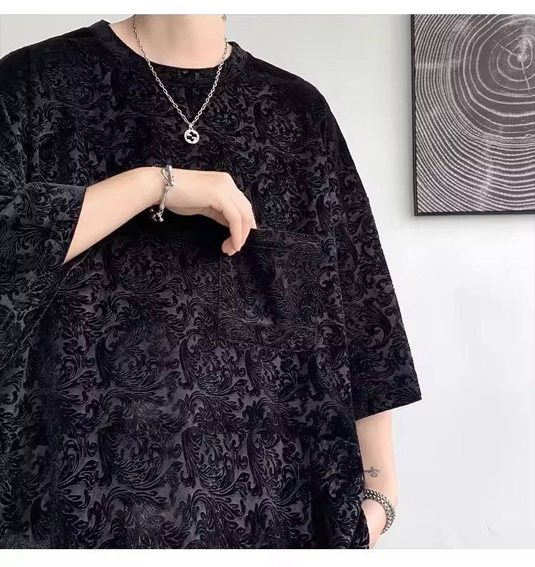 Japanese Brand × Vintage jacquard T-shirt Size US XL / EU 56 / 4 - 4 Thumbnail