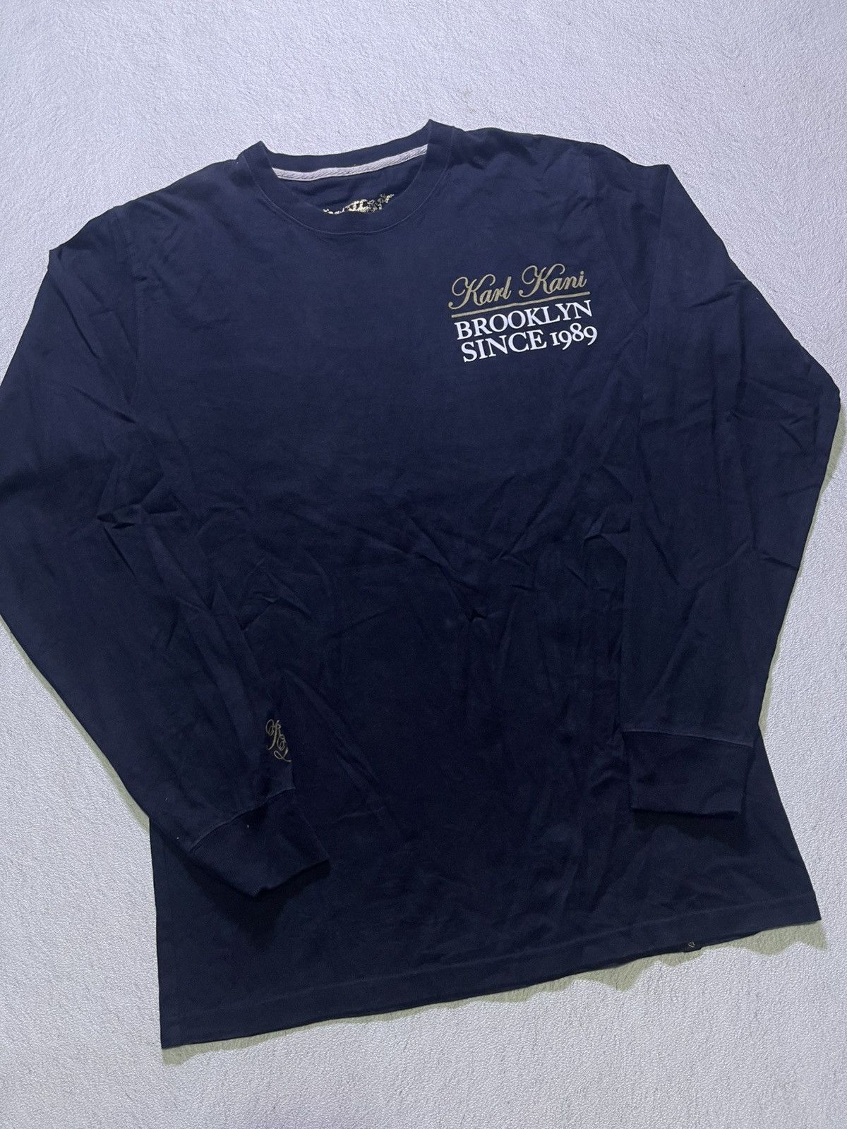 Japanese Brand Y2K KARL KANI long sleeve tshirt Size US M / EU 48-50 / 2 - 5 Thumbnail