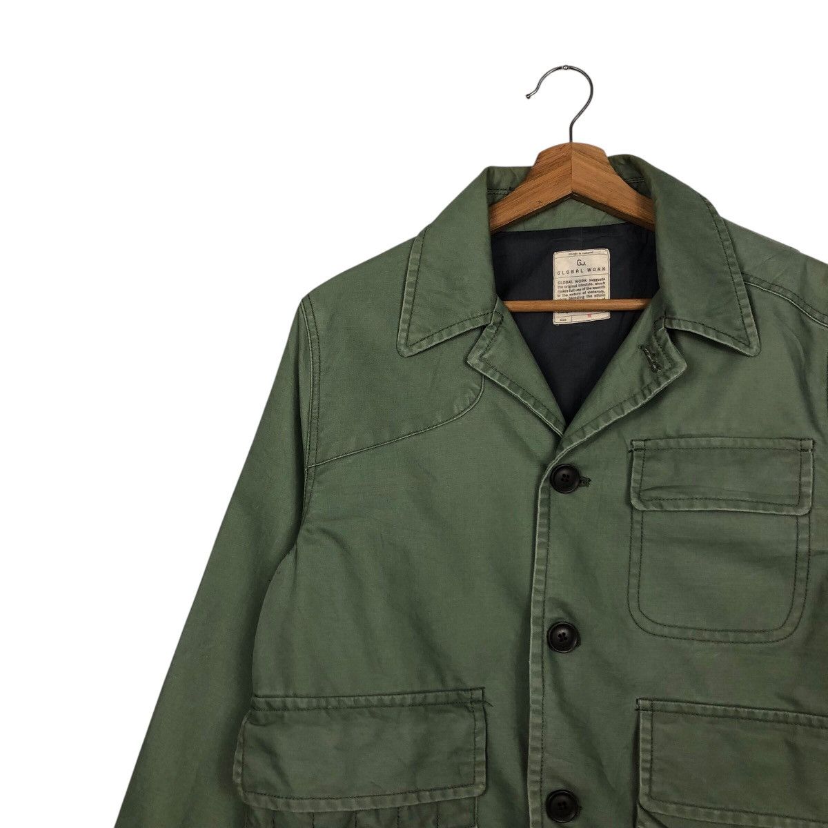 Global Work Vintage Military Chore Work Jacket Global Work Issey Miyake Size US M / EU 48-50 / 2 - 8 Thumbnail