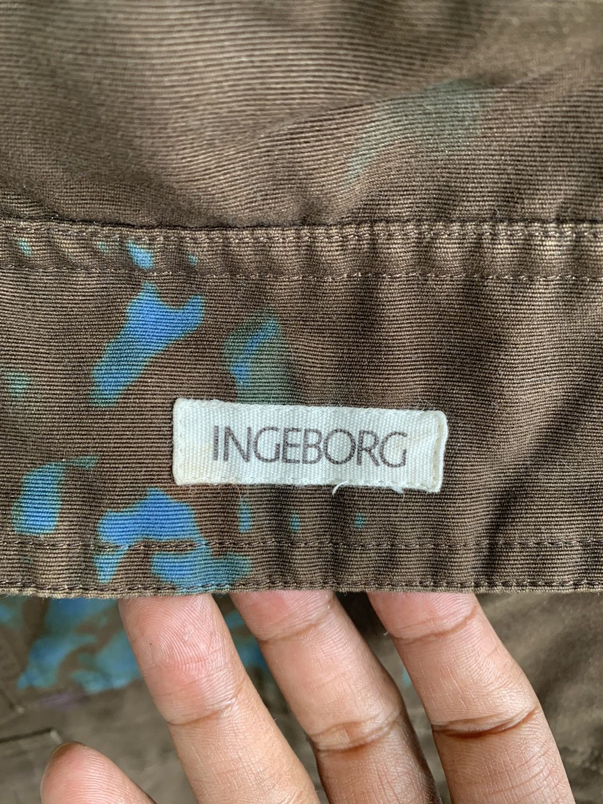 Japanese Brand 💥Vintage Japanese Ingeborg Tie-dye Jumpsiut Cargo Pant Size US 32 / EU 48 - 10 Thumbnail