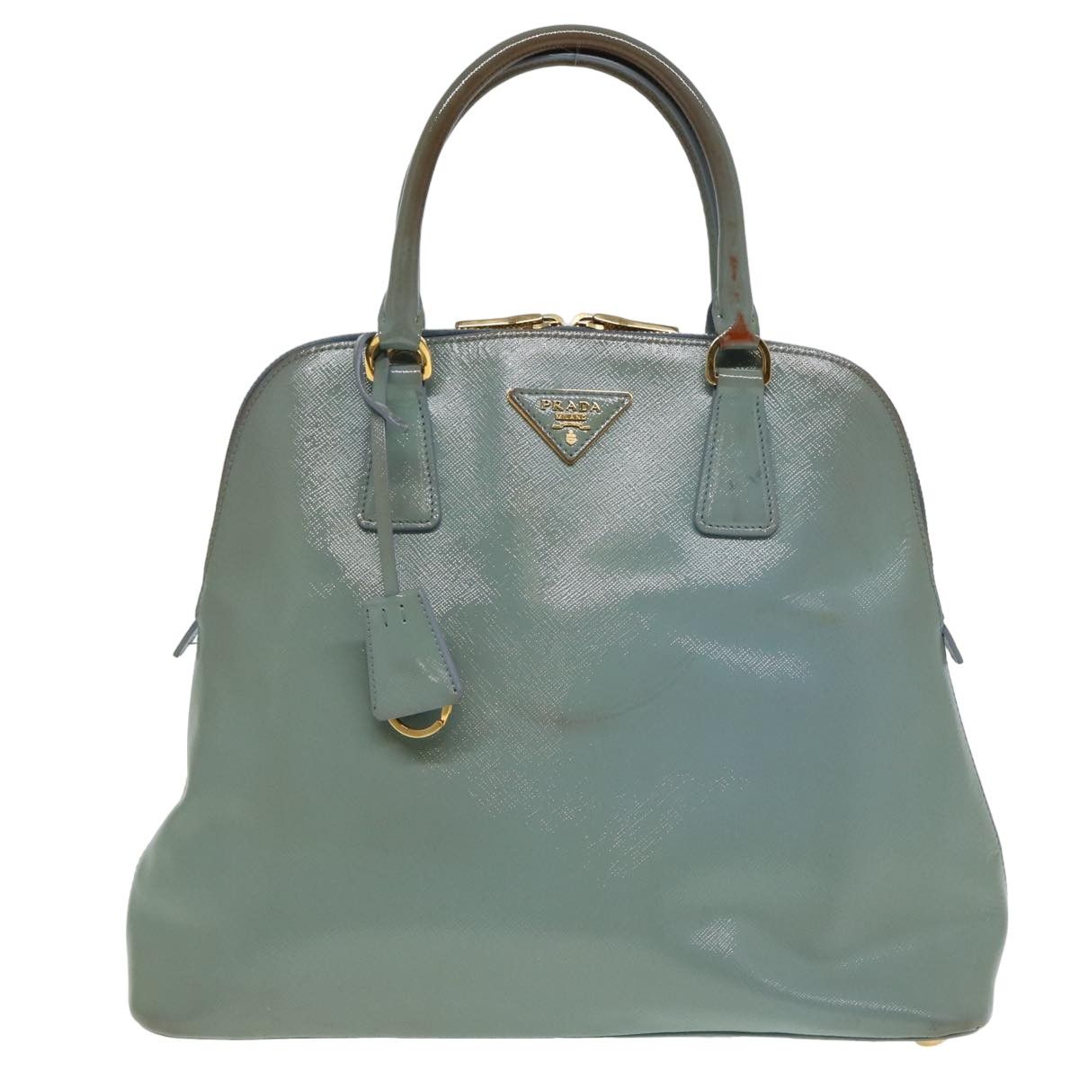 Prada Saffiano Blue Leather Handbag (Pre-Owned) Size ONE SIZE - 1 Thumbnail