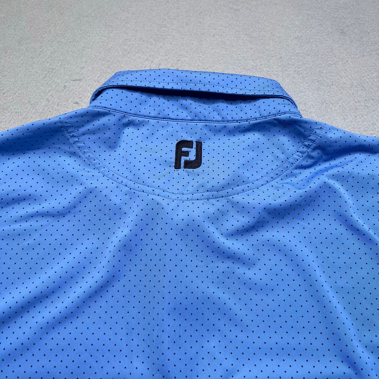 Footjoy FootJoy FJ Golf Polo Shirt Men’s XL Blue Polka Dot casual Size US XL / EU 56 / 4 - 11 Thumbnail