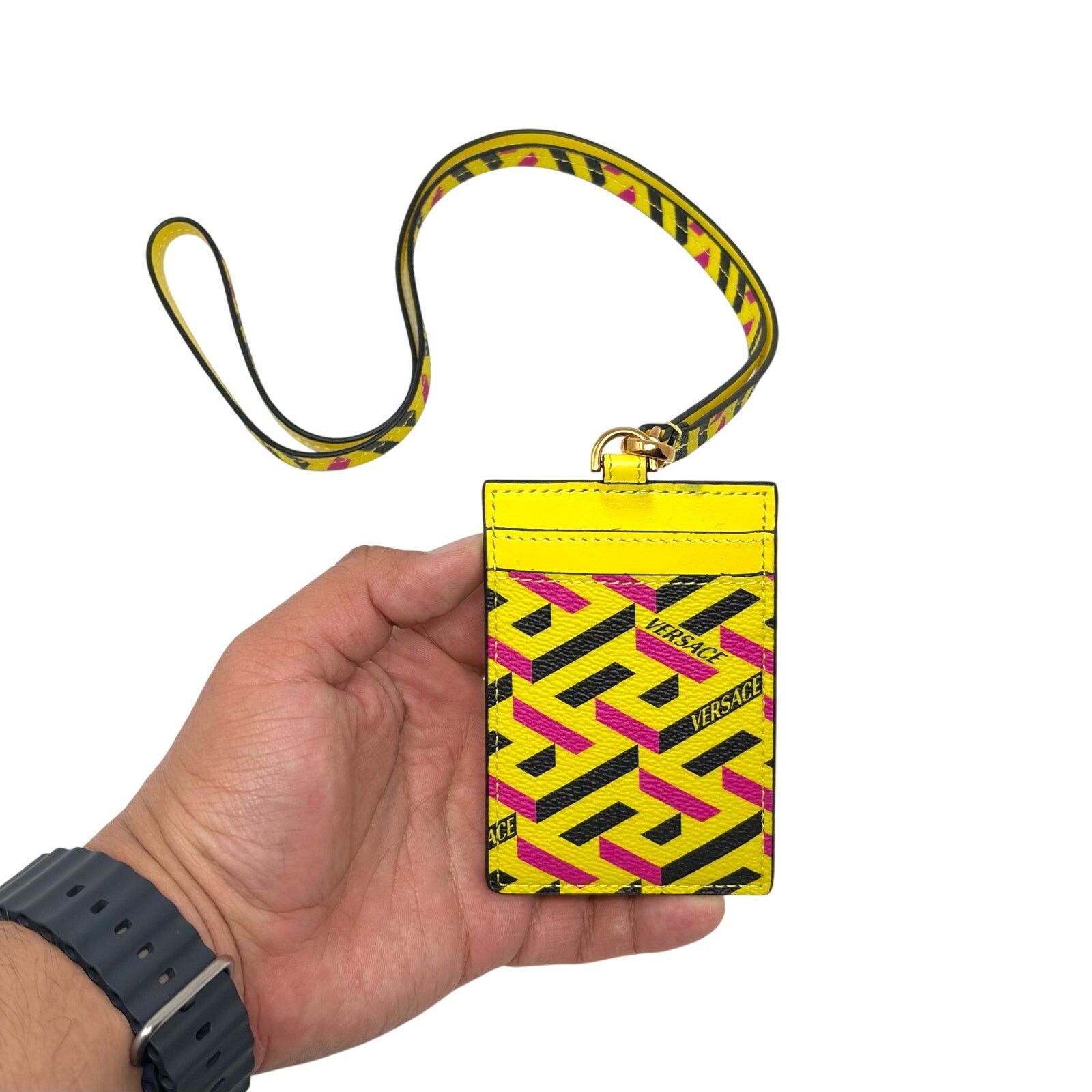 Versace Versace ‘La Greca’ ID / Card Case Size ONE SIZE - 3 Thumbnail
