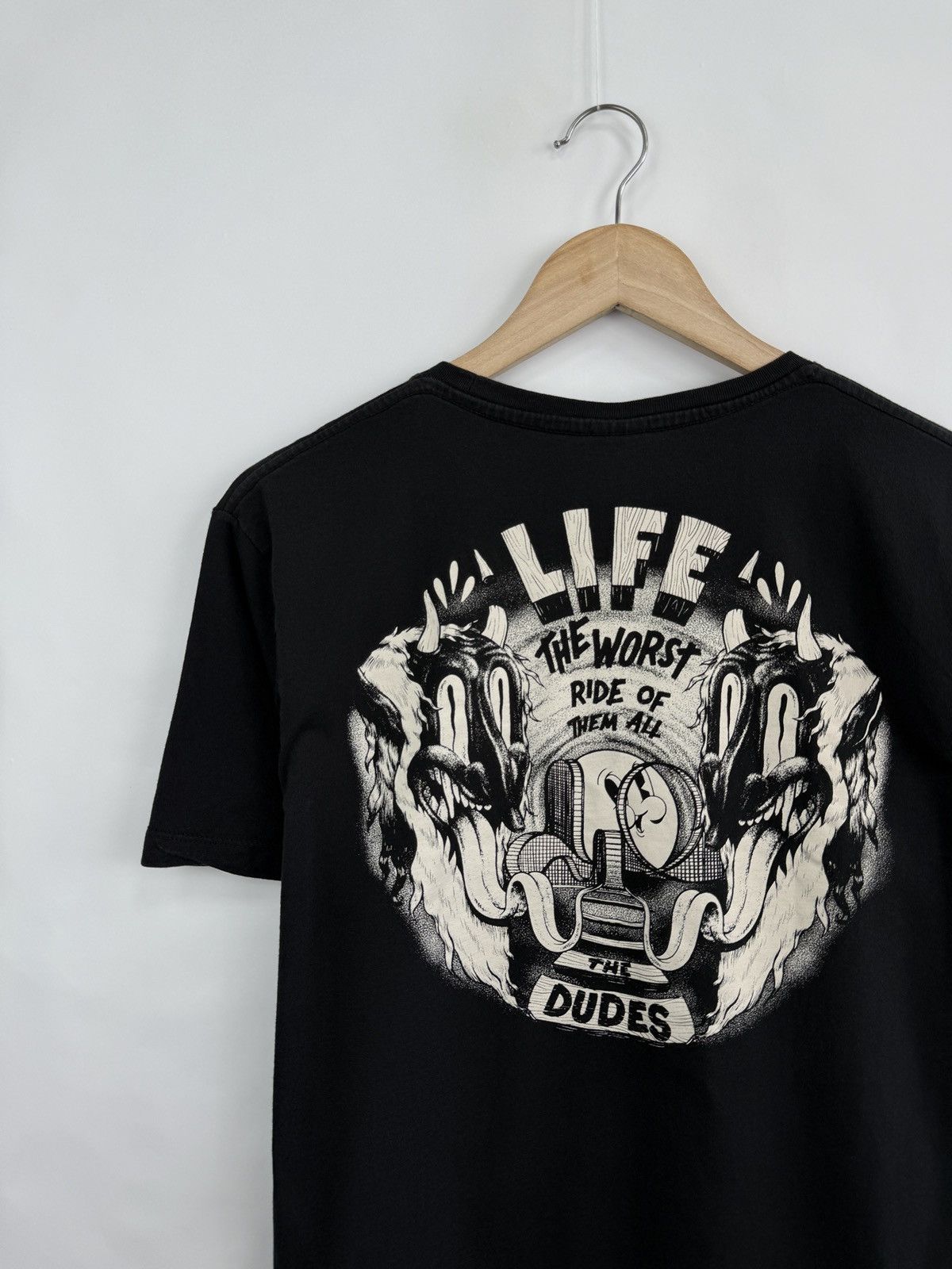 Designer Y2K The Dudes Life The Worst Ride Of Them All T-Shirt Rare Size US M / EU 48-50 / 2 - 4 Thumbnail