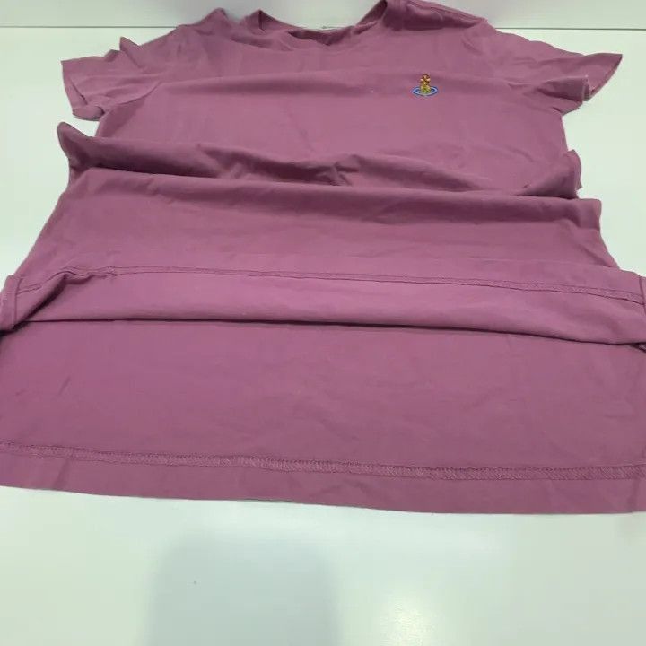 Vivienne Westwood Vivienne Westwood Logo Round Neck T-Shirt in Pink Size M / US 6-8 / IT 42-44 - 3 Thumbnail