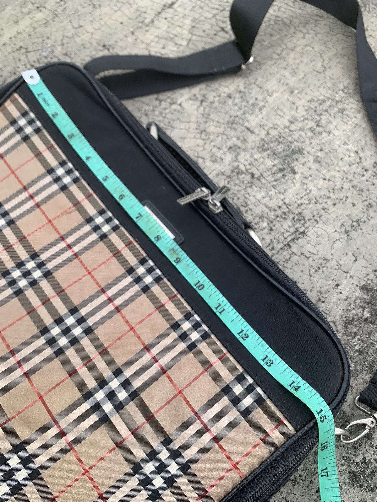 Burberry Vintage 90s Burberrys Blue Label Nova Check Brief Case Size ONE SIZE - 10 Thumbnail