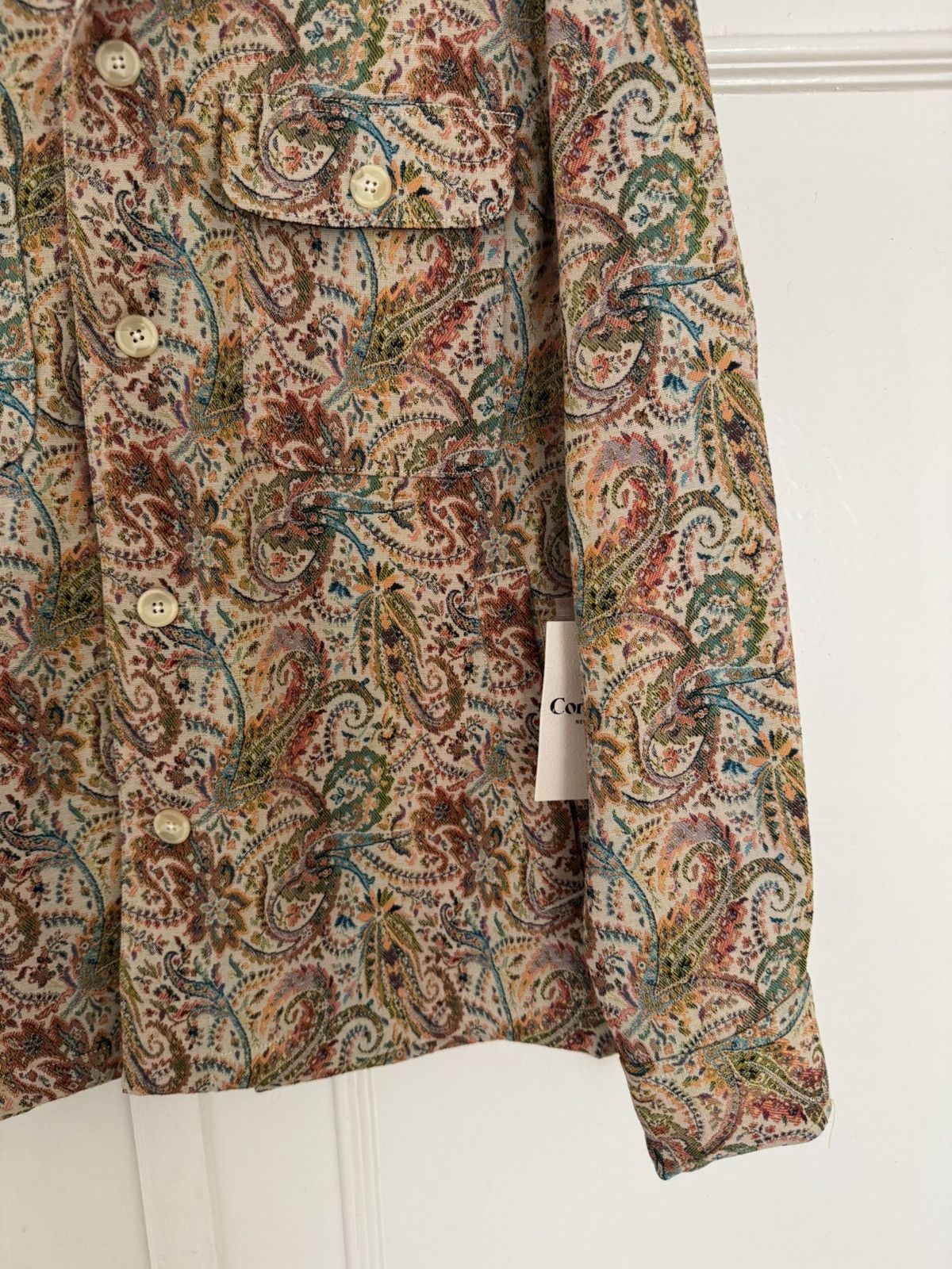 Corridor Corridor Paisley Jacquard Military Jacket XS Size US XS / EU 42 / 0 - 4 Thumbnail