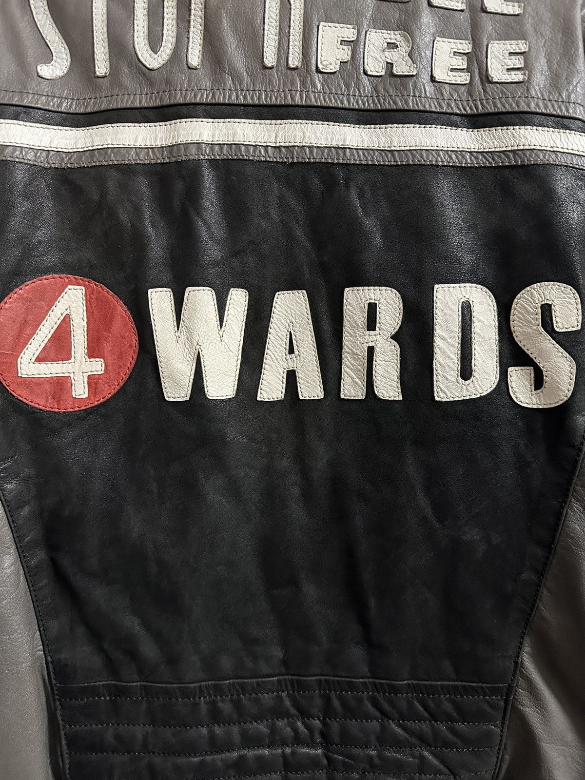 Other Rare 4 Wards Leather Jacket Racing Motorcycle Size US M / EU 48-50 / 2 - 14 Thumbnail