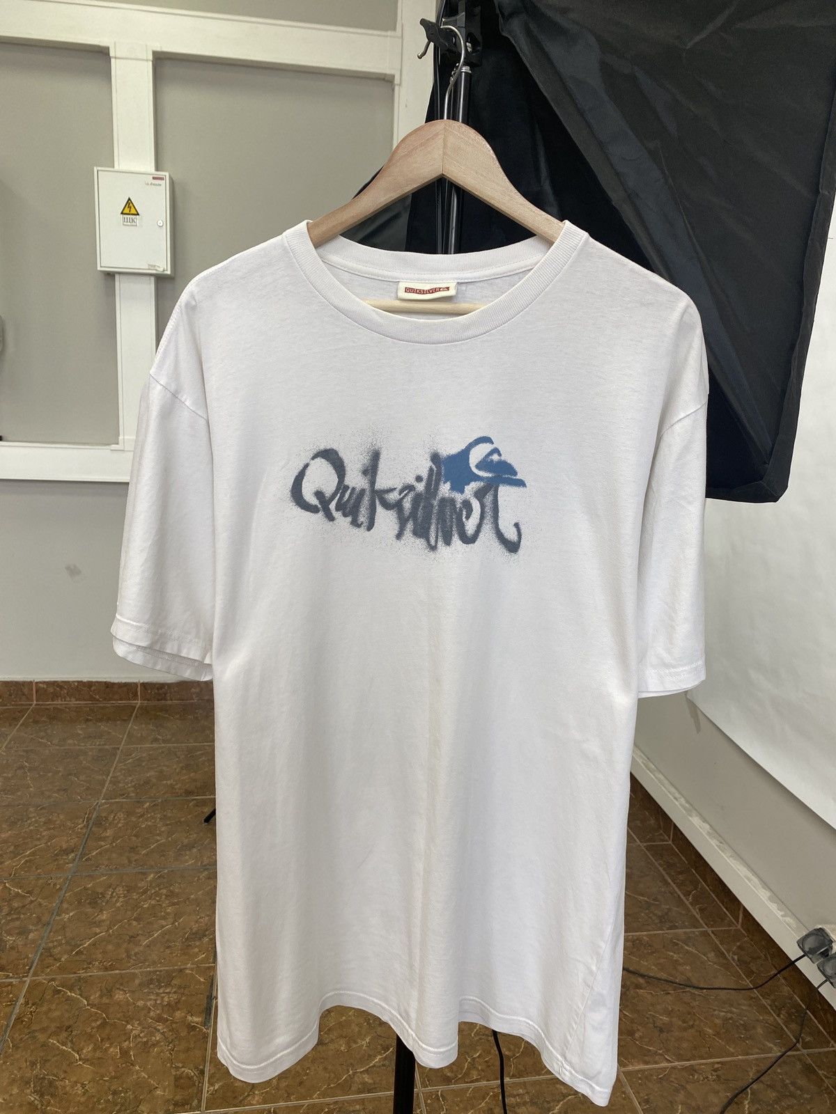 Quiksilver × Vintage 🇺🇸 Vintage 90s Quiksilver Boarding Club Center logo Shirt Size US XL / EU 56 / 4 - 1 Thumbnail