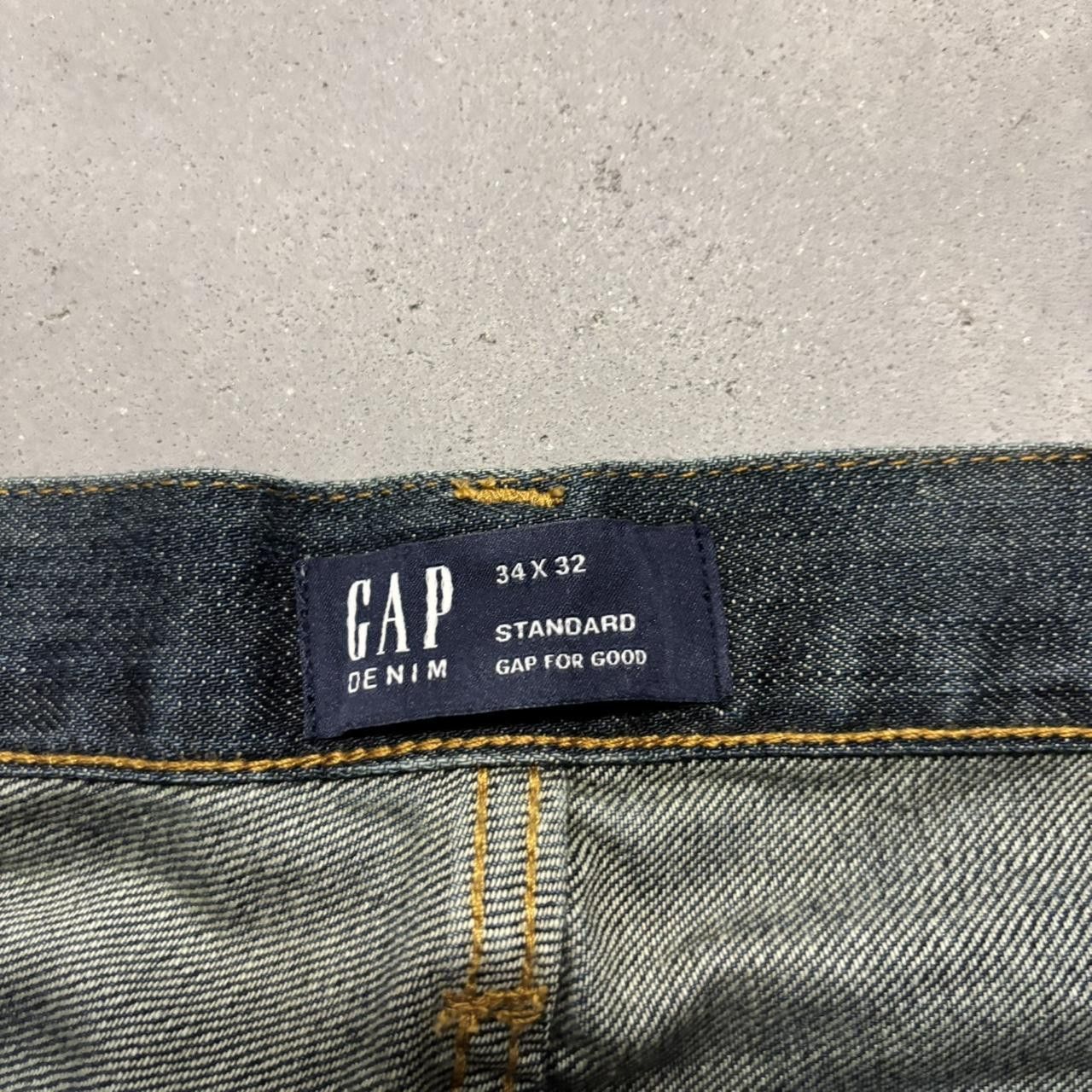 Japanese Brand × Vintage Crazy Vintage Y2K/2000s Grunge Dark Wash Essential Denim Jeans! Size US 34 / EU 50 - 7 Thumbnail