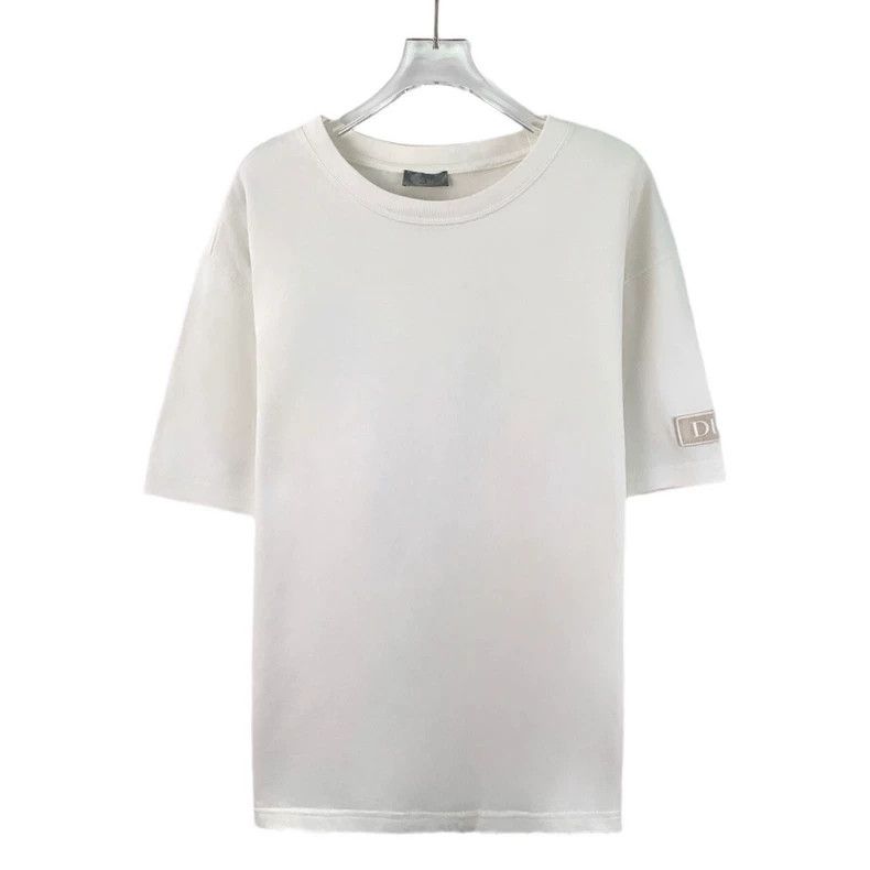 Dior Dior White logo badge cotton round-neck short-sleeved T-shi Size US XXL / EU 58 / 5 - 1 Thumbnail