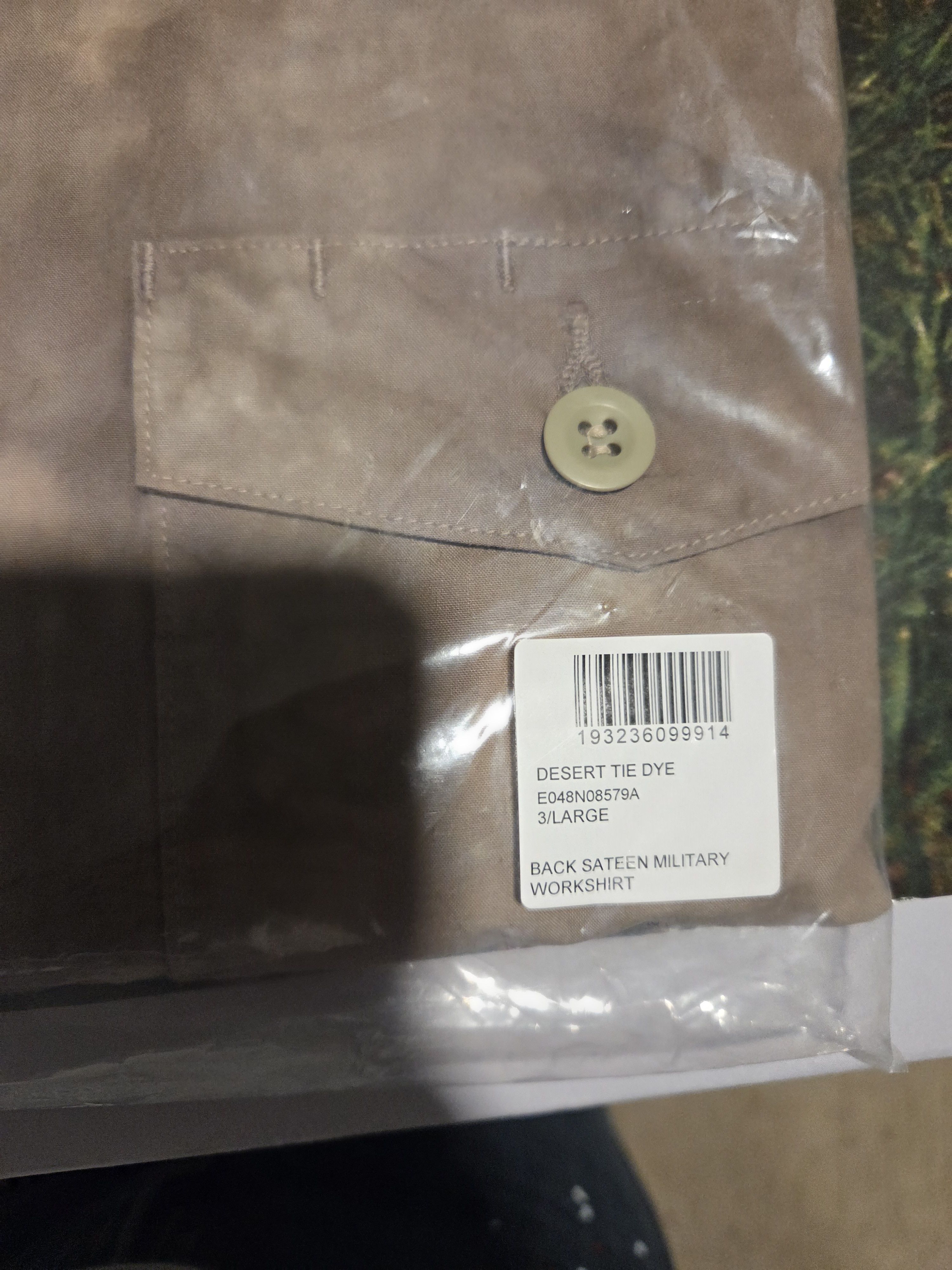 John Elliott Back Sateen Military Work Shirt Sz3 Size US L / EU 52-54 / 3 - 3 Thumbnail