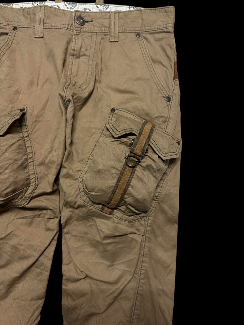 Edwin 💥Rare💥Vintage Edwin 3D Insane Pocket Bushpants Twist Leg Size US 32 / EU 48 - 8 Thumbnail