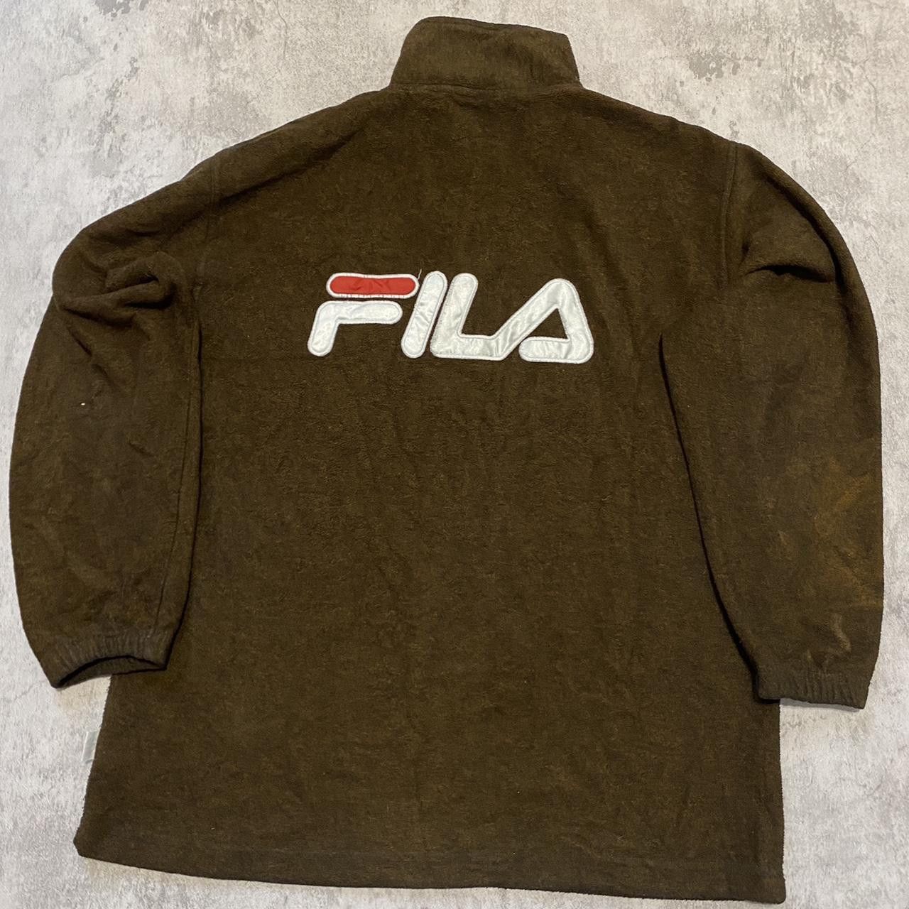 Fila Brown Fila fleece with embroidered logo, featuring Size US L / EU 52-54 / 3 - 2 Thumbnail